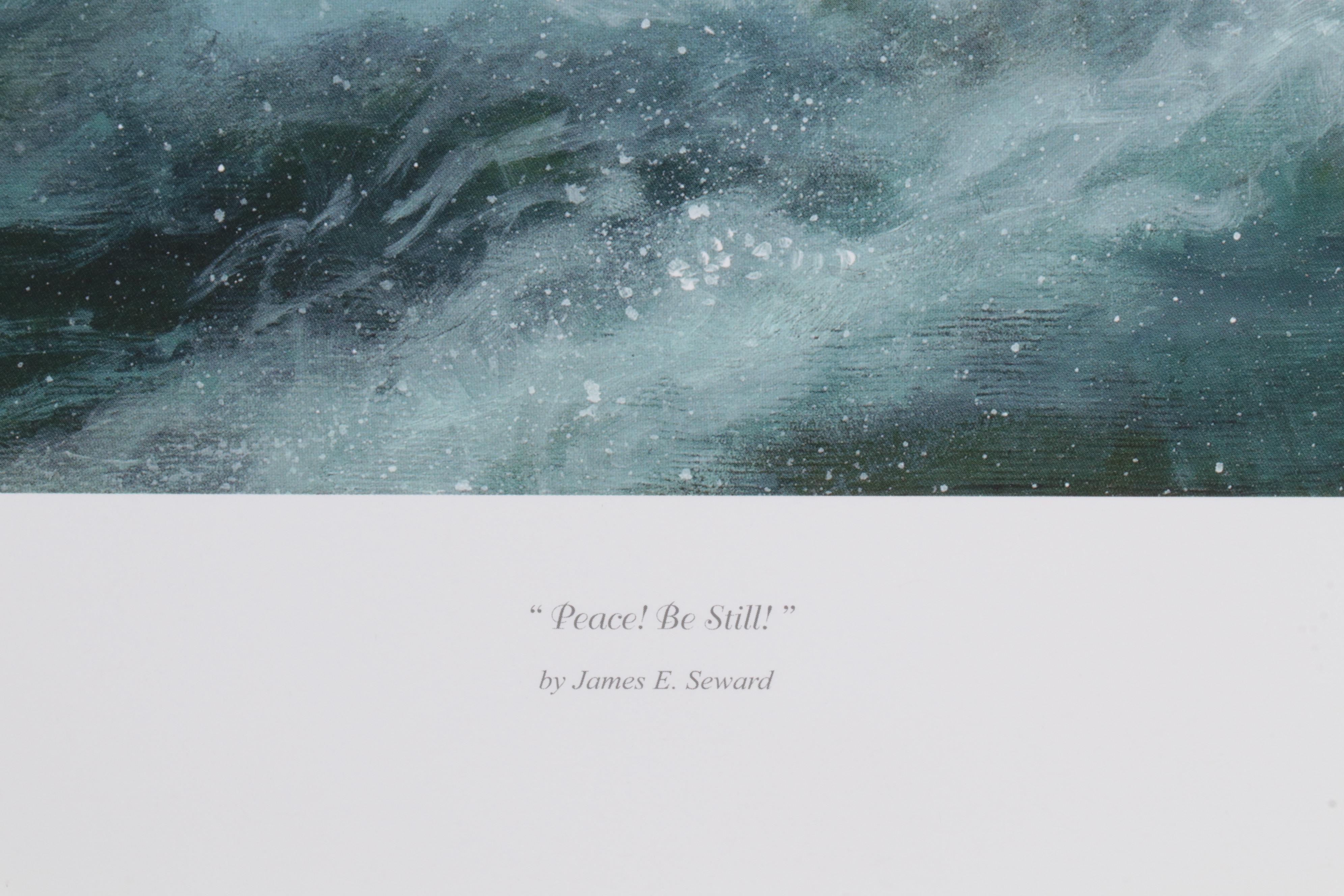 James E. Seward Offset Lithograph "Peace! Be Still!," 2008