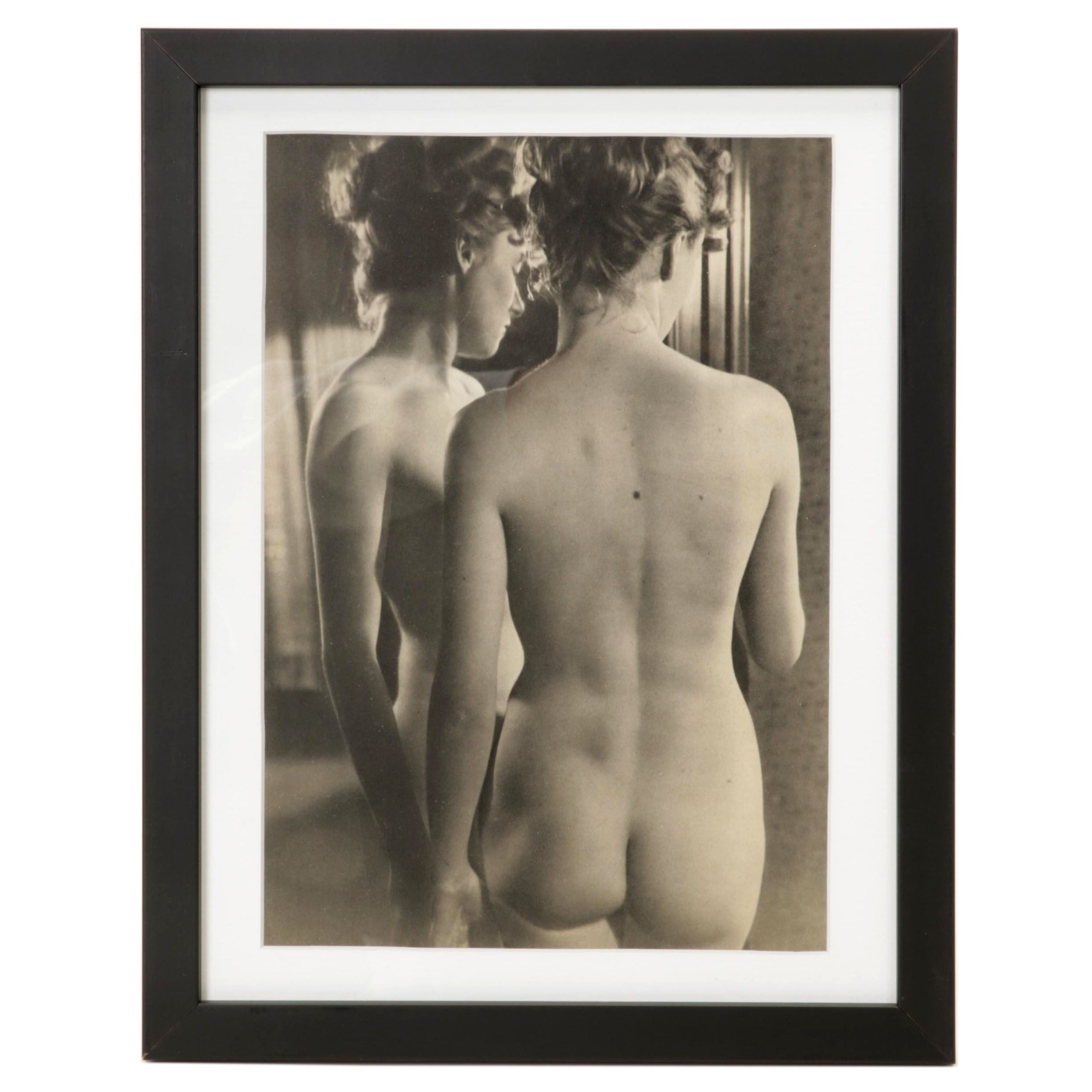 Female Nude Portrait Photogravure From "Nus," Circa 1940