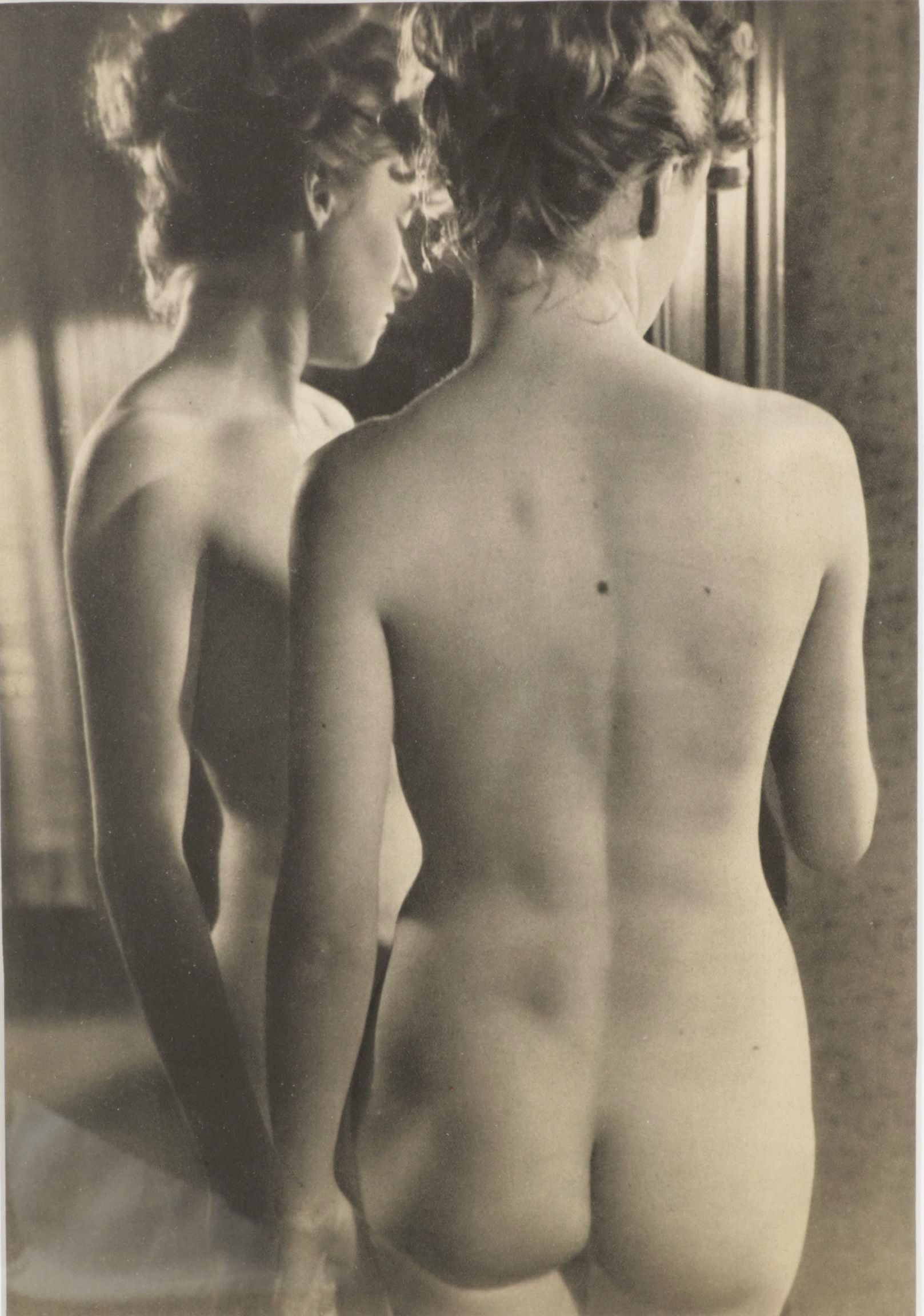 Female Nude Portrait Photogravure From "Nus," Circa 1940