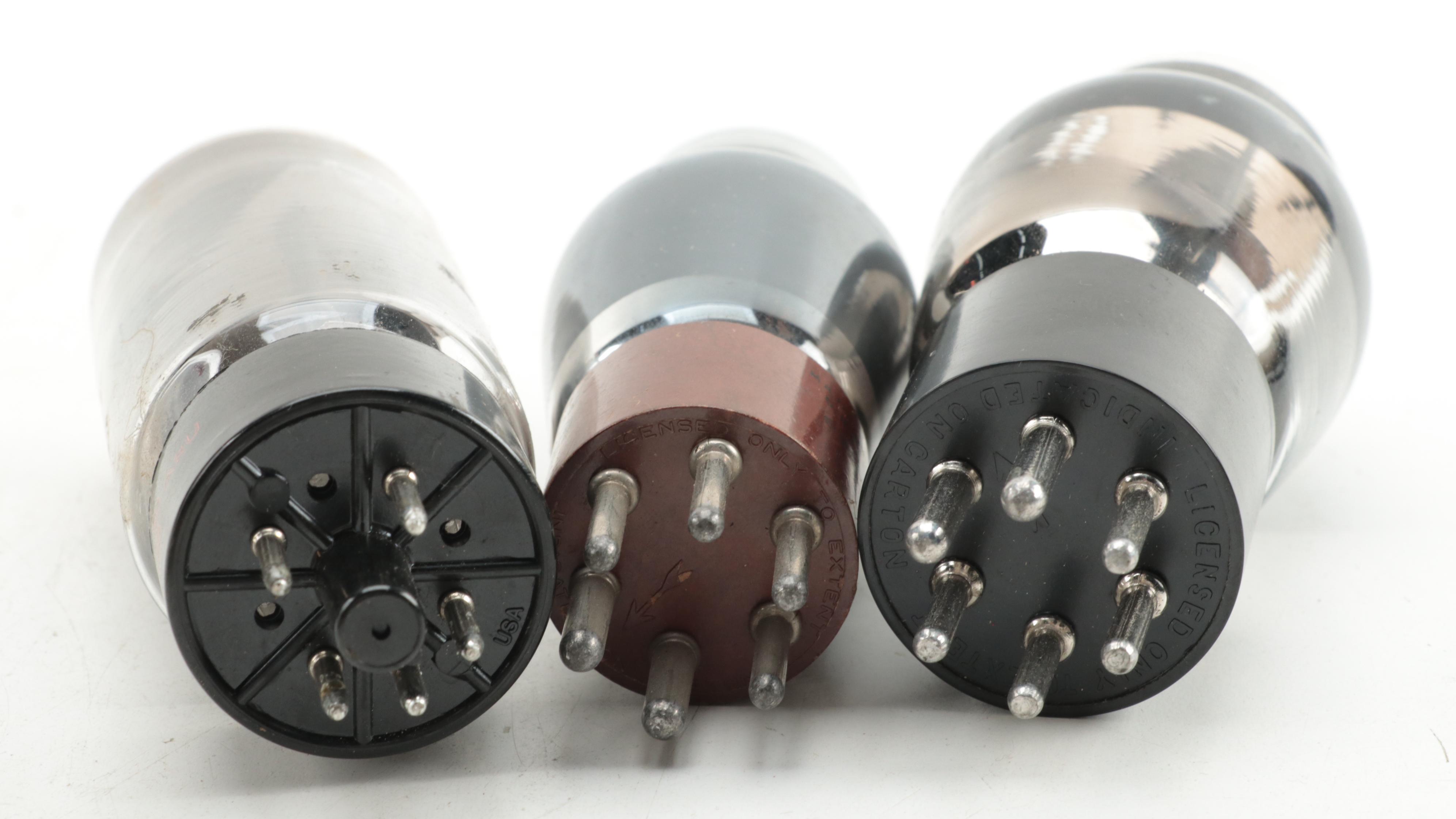 GE, Tung-Sol, RCA, Sylvania and Other Vacuum Tubes