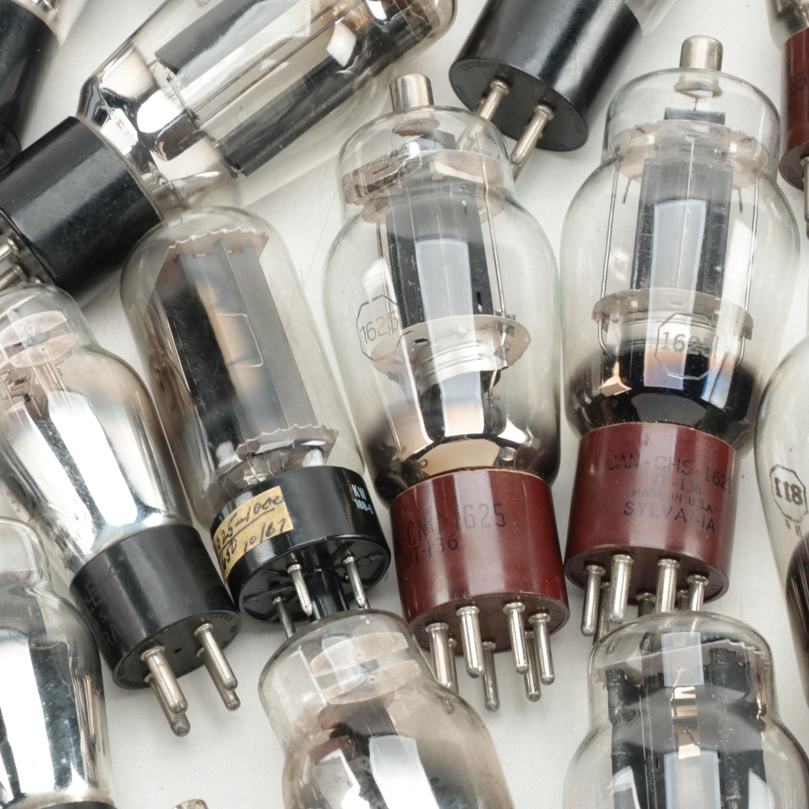 GE, Tung-Sol, RCA, Sylvania and Other Vacuum Tubes