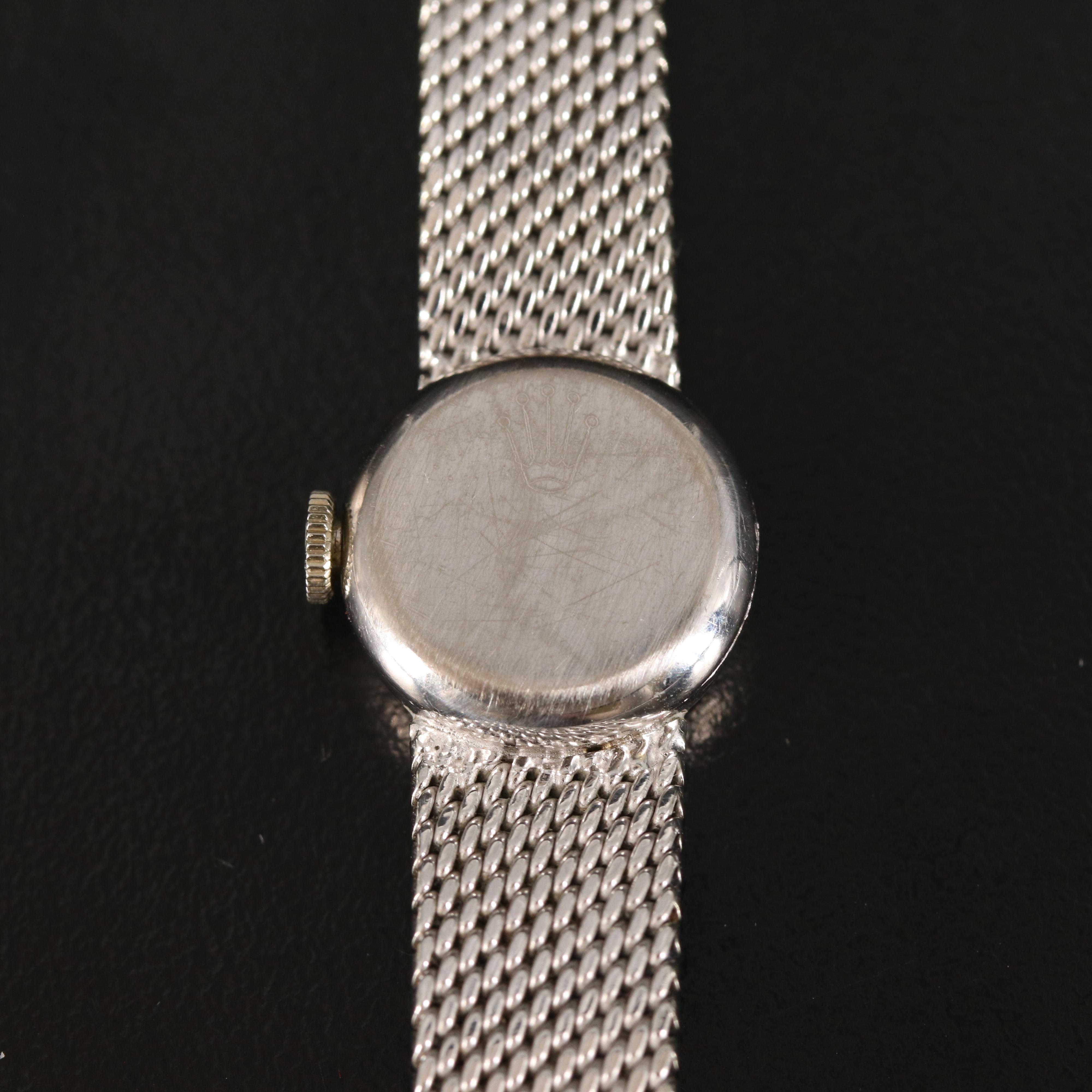 Vintage Rolex 14K Diamond Case and 18K Band Watch