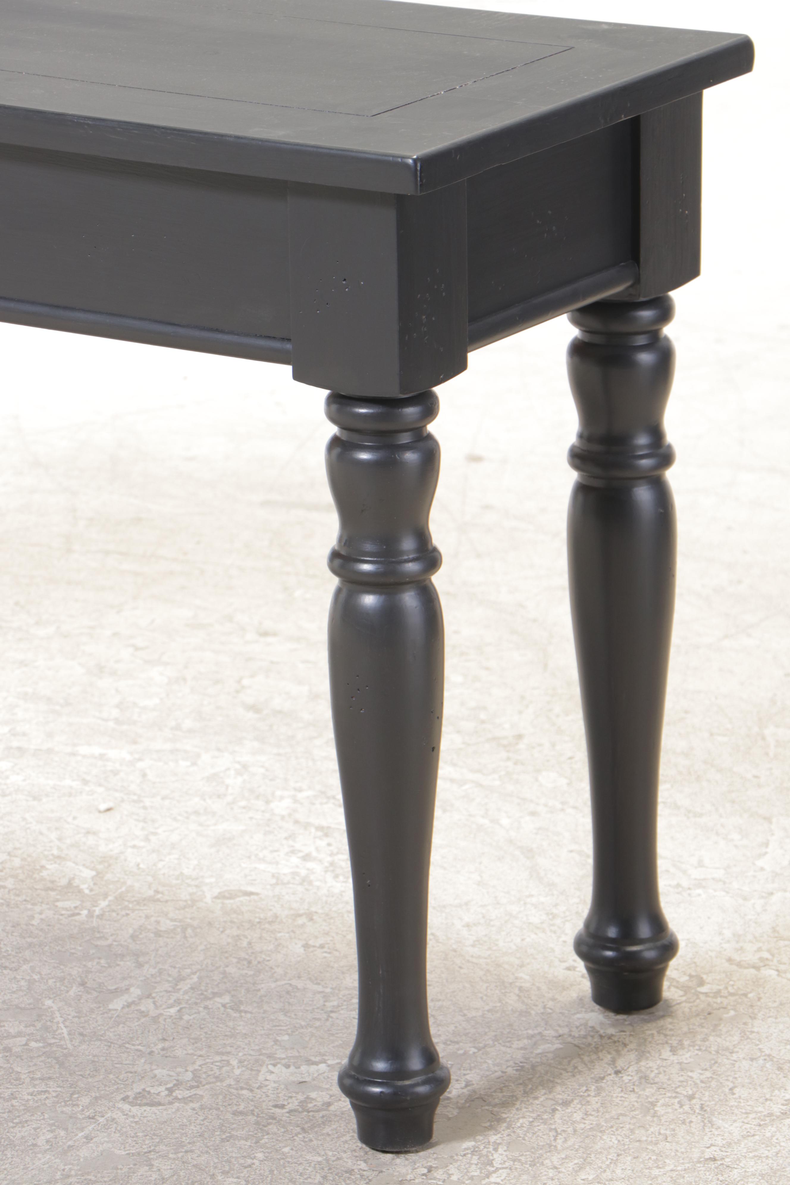 Broyhill Ebonized Console Table