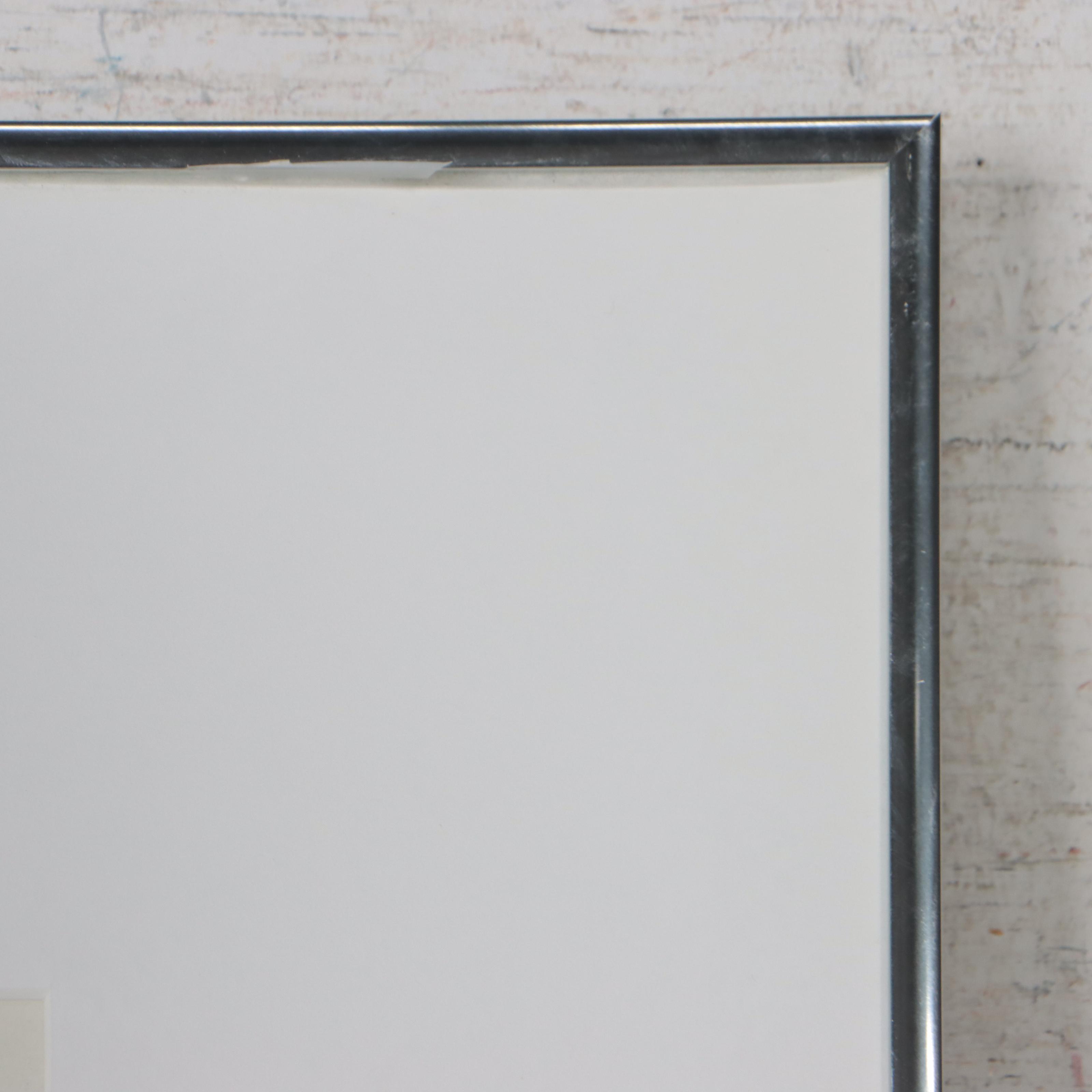 Jeremy King Landscape Lithograph, Late 20th Century