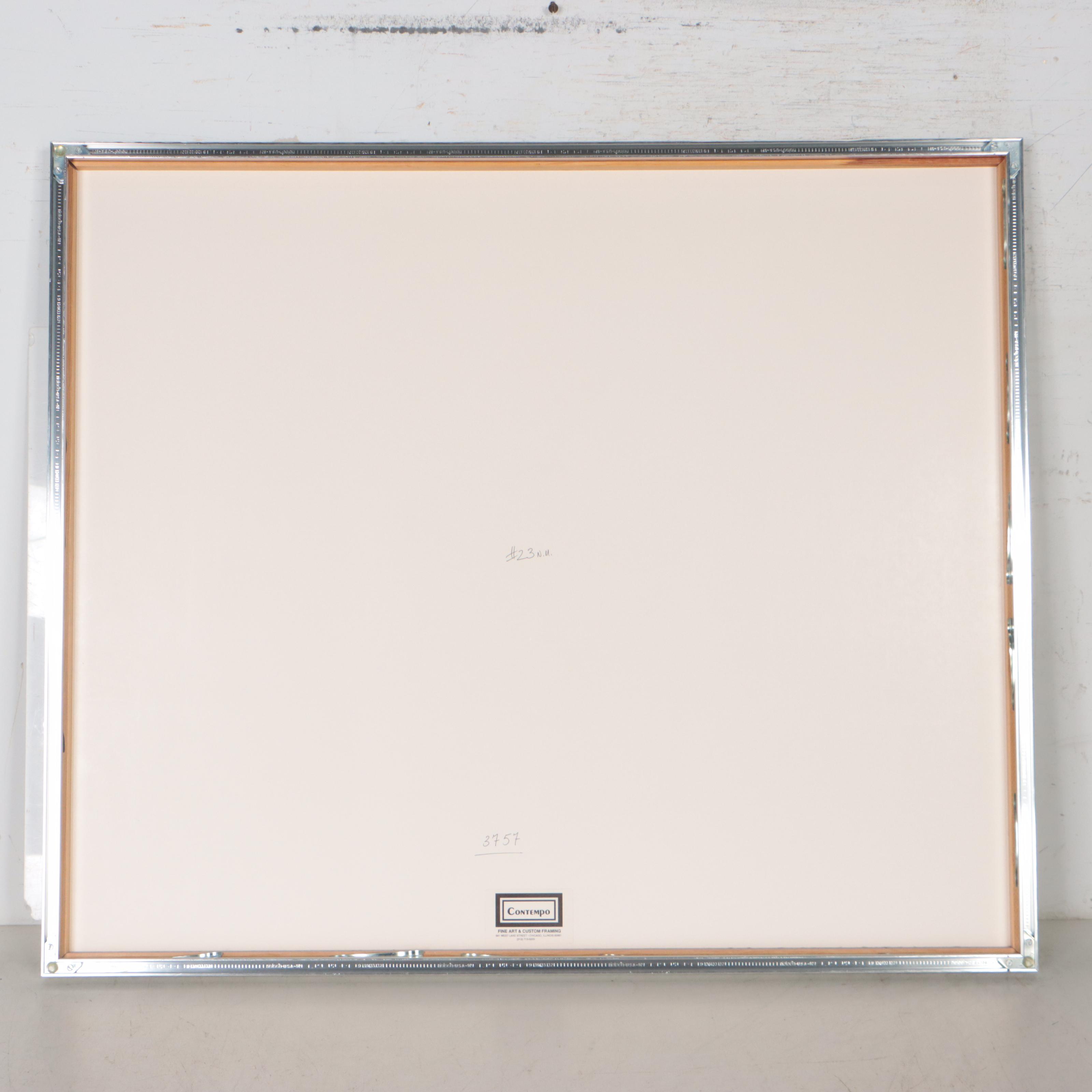 Jeremy King Landscape Lithograph, Late 20th Century