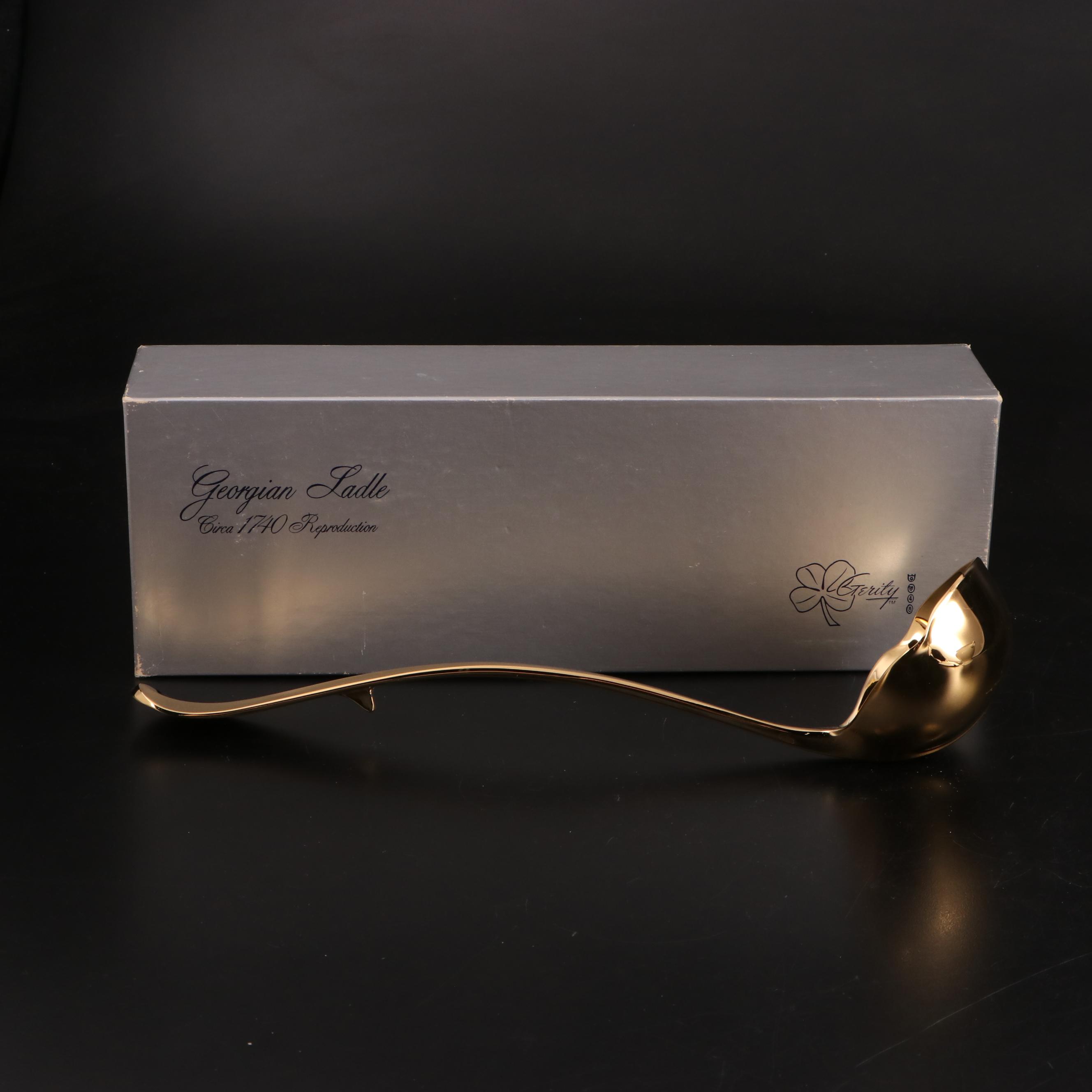 Spode "Rosetti" Porcelain Tureen and Dinnerware and Gerity "Georgian" Ladle