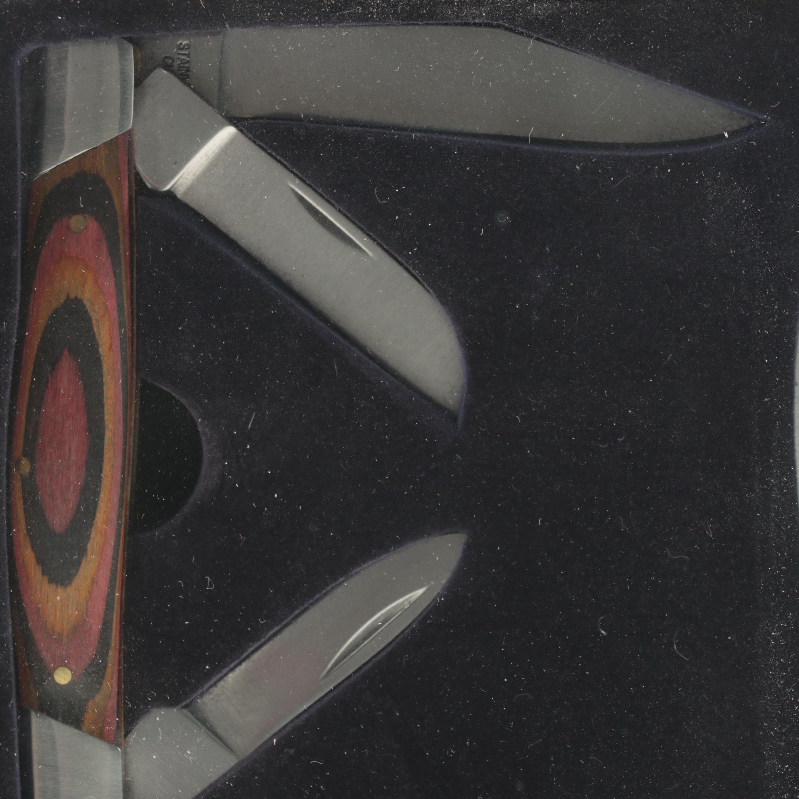 Al Agnew Pocket Knives and Pocket Watch with Other Folding Knives