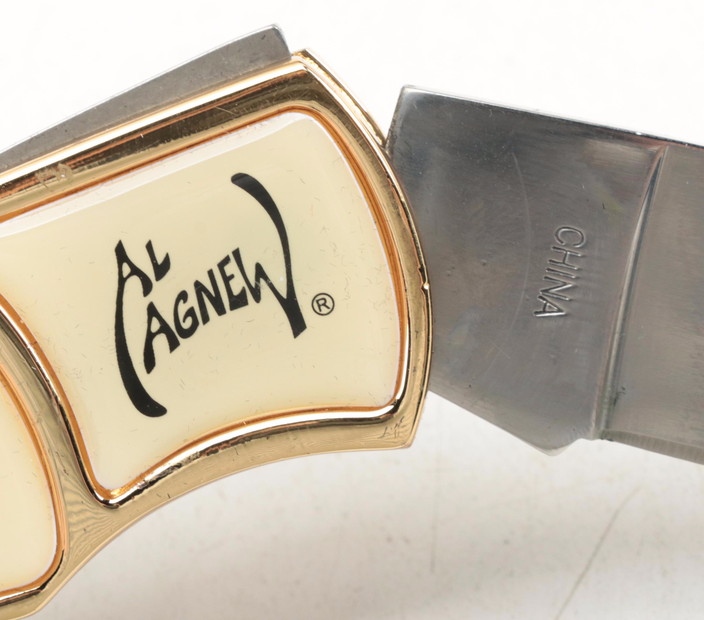 Al Agnew Pocket Knives and Pocket Watch with Other Folding Knives