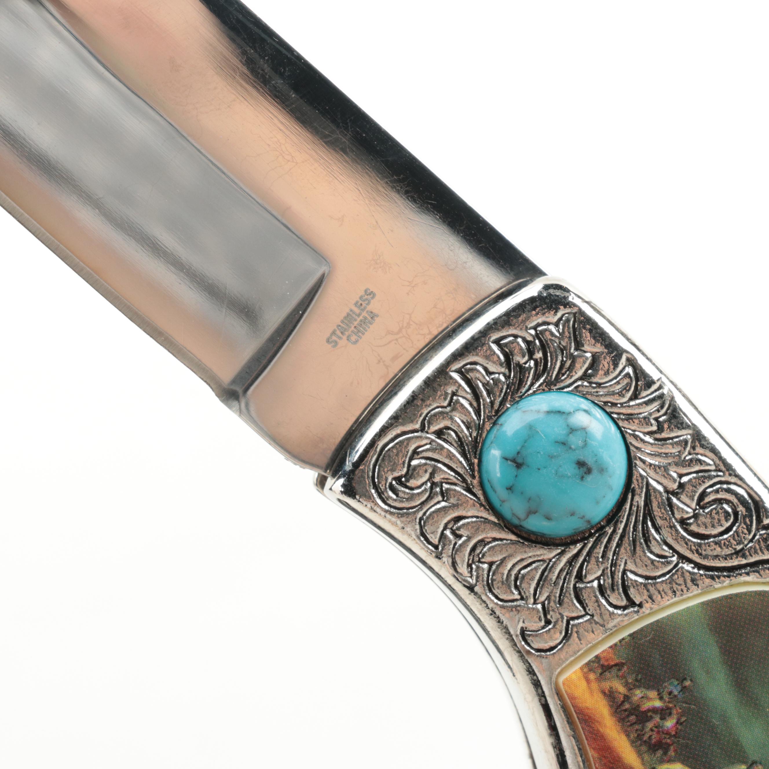 Al Agnew Pocket Knives and Pocket Watch with Other Folding Knives