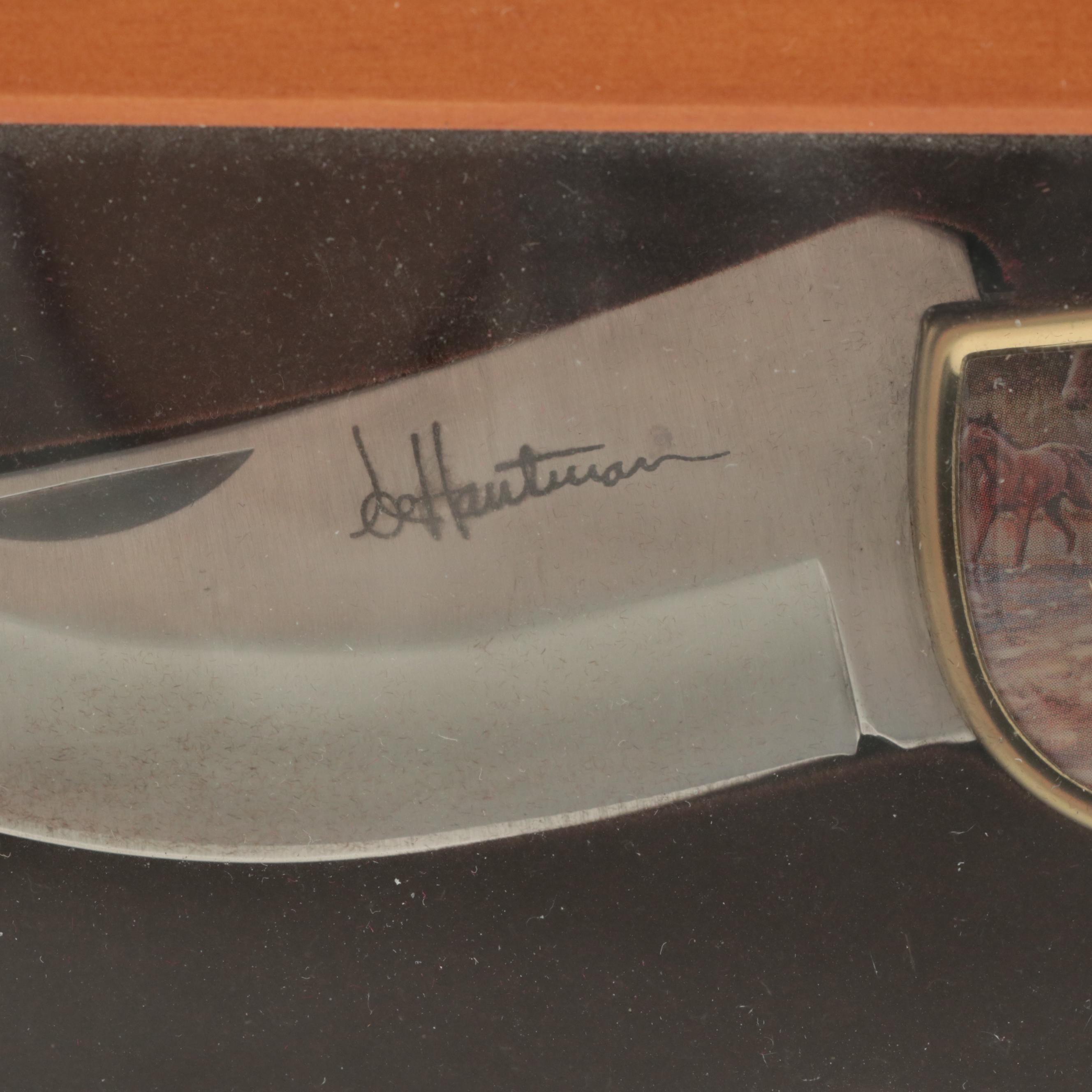 Hautman Brothers Collectible Series Knife Set with More Sets and Pocketknives