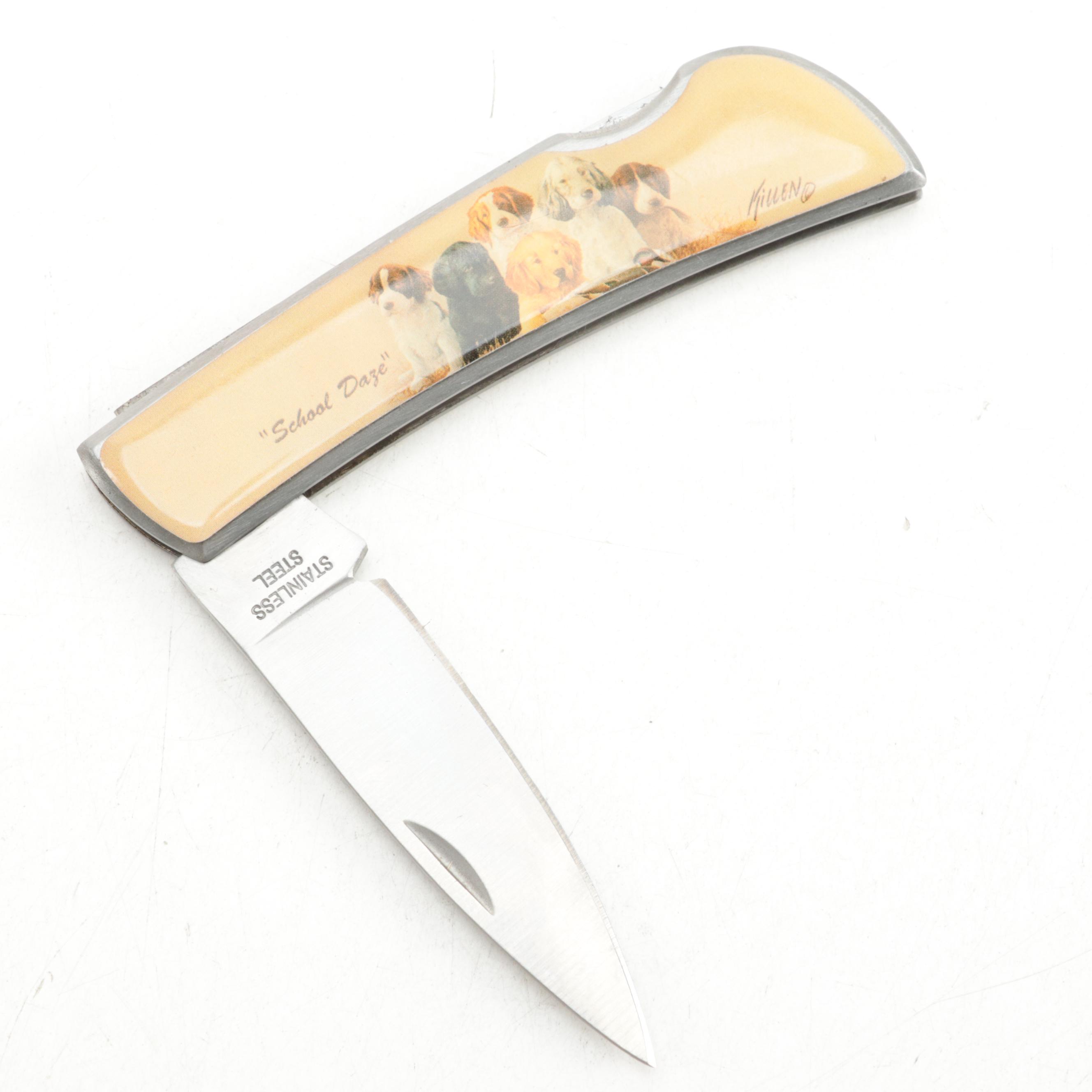 Hautman Brothers Collectible Series Knife Set with More Sets and Pocketknives