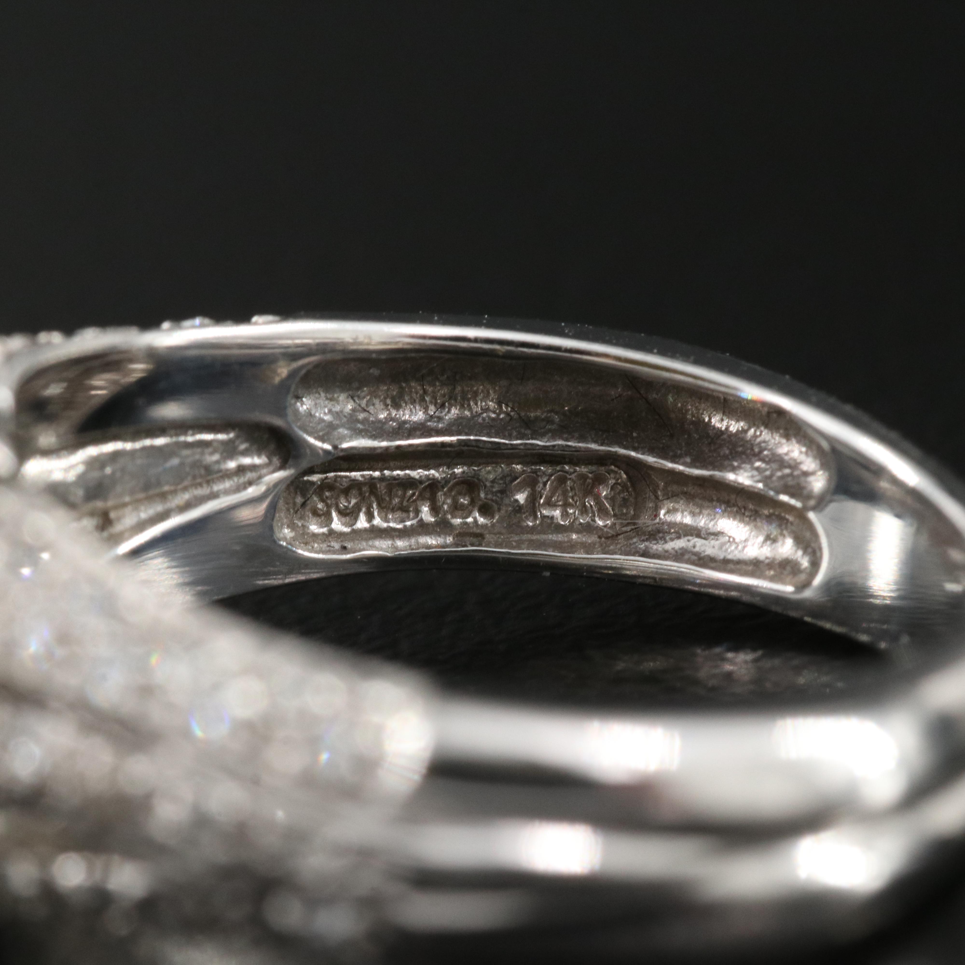 Sonia Bitton 14K 4.26 CT Kunzite and Diamond Ring