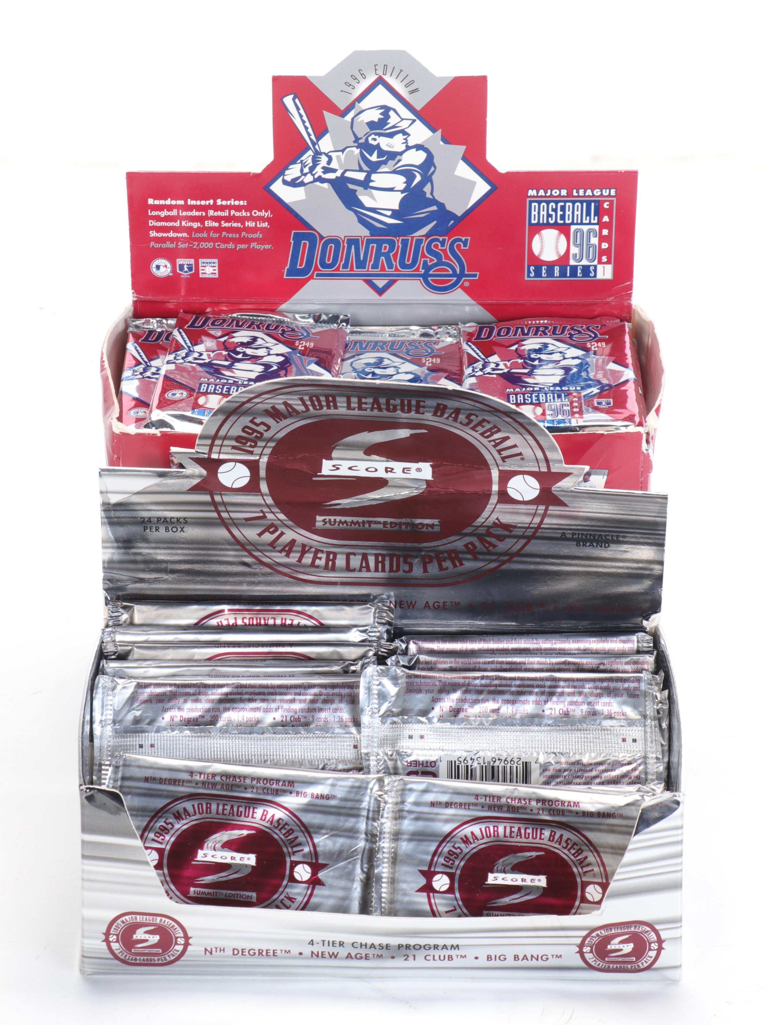 Fleer, Upper Deck, Other Sports Card Sealed Wax Packs, More, 1990s–2000s