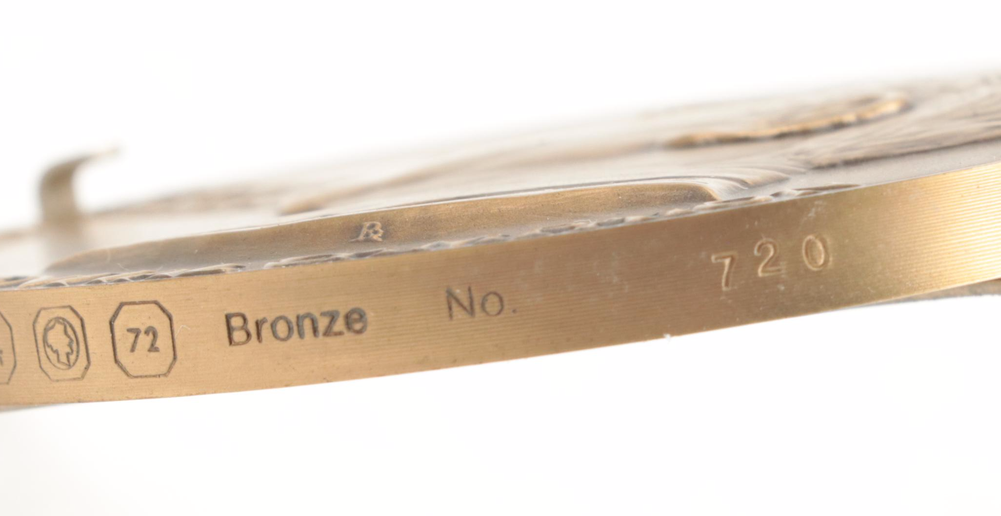 1972 Danbury Mint Limited Edition Presidential Campaign Bronze Medal