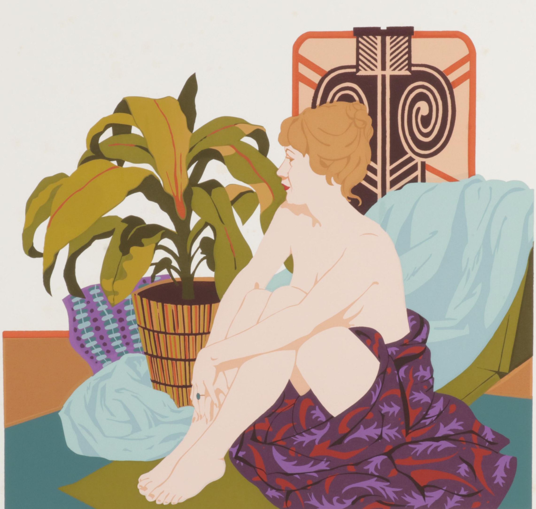 Lyn Seward Serigraph "Harmony #1," Late 20th Century