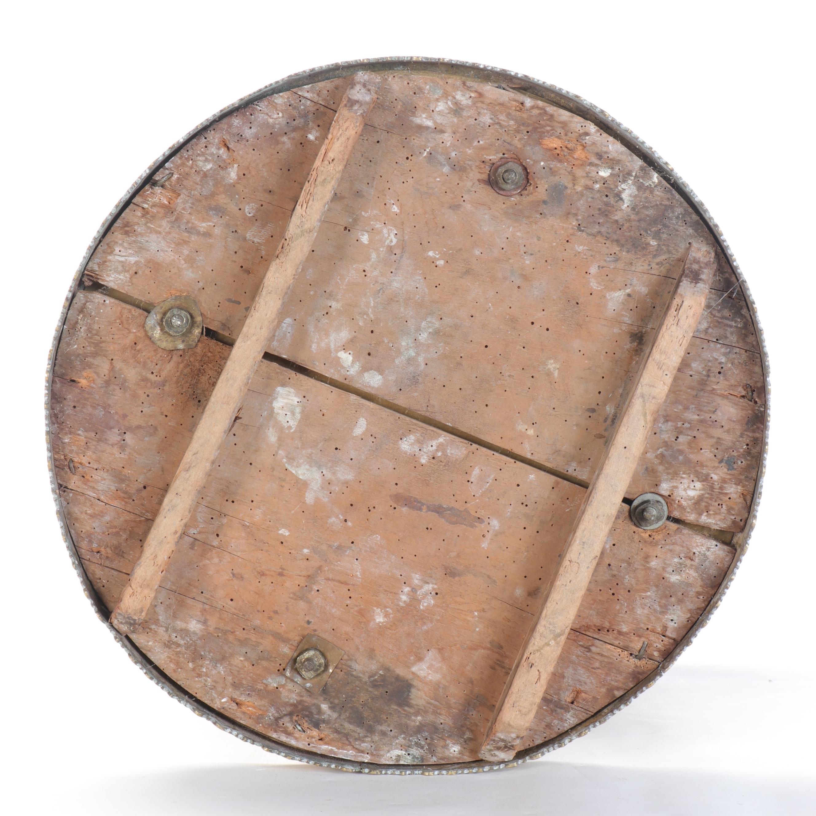 Middle Eastern Brass Standing Brazier, 20th Century