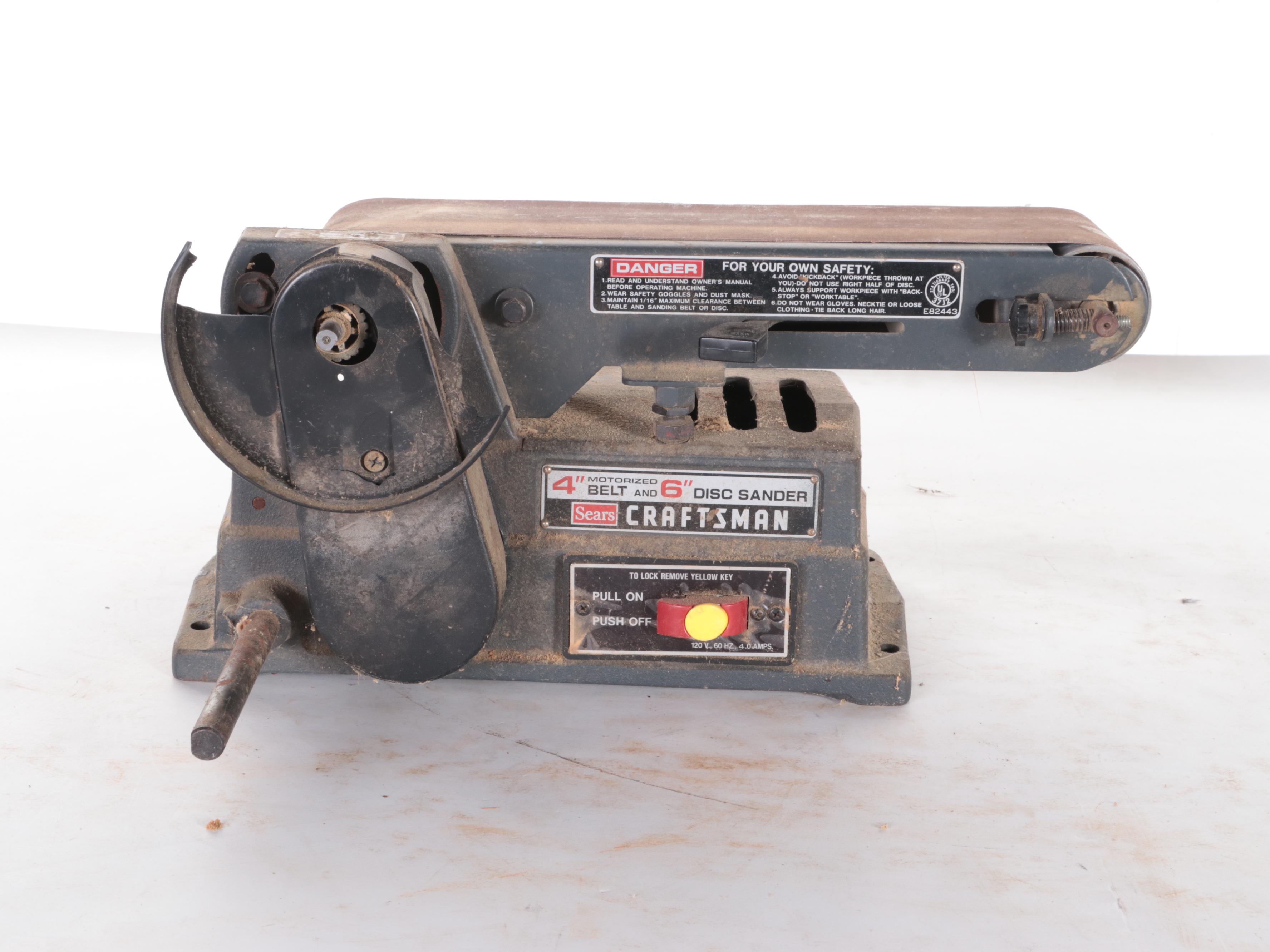 Craftsman Power Sander and Scroll Saw with Porter-Cable Fixed Router Base