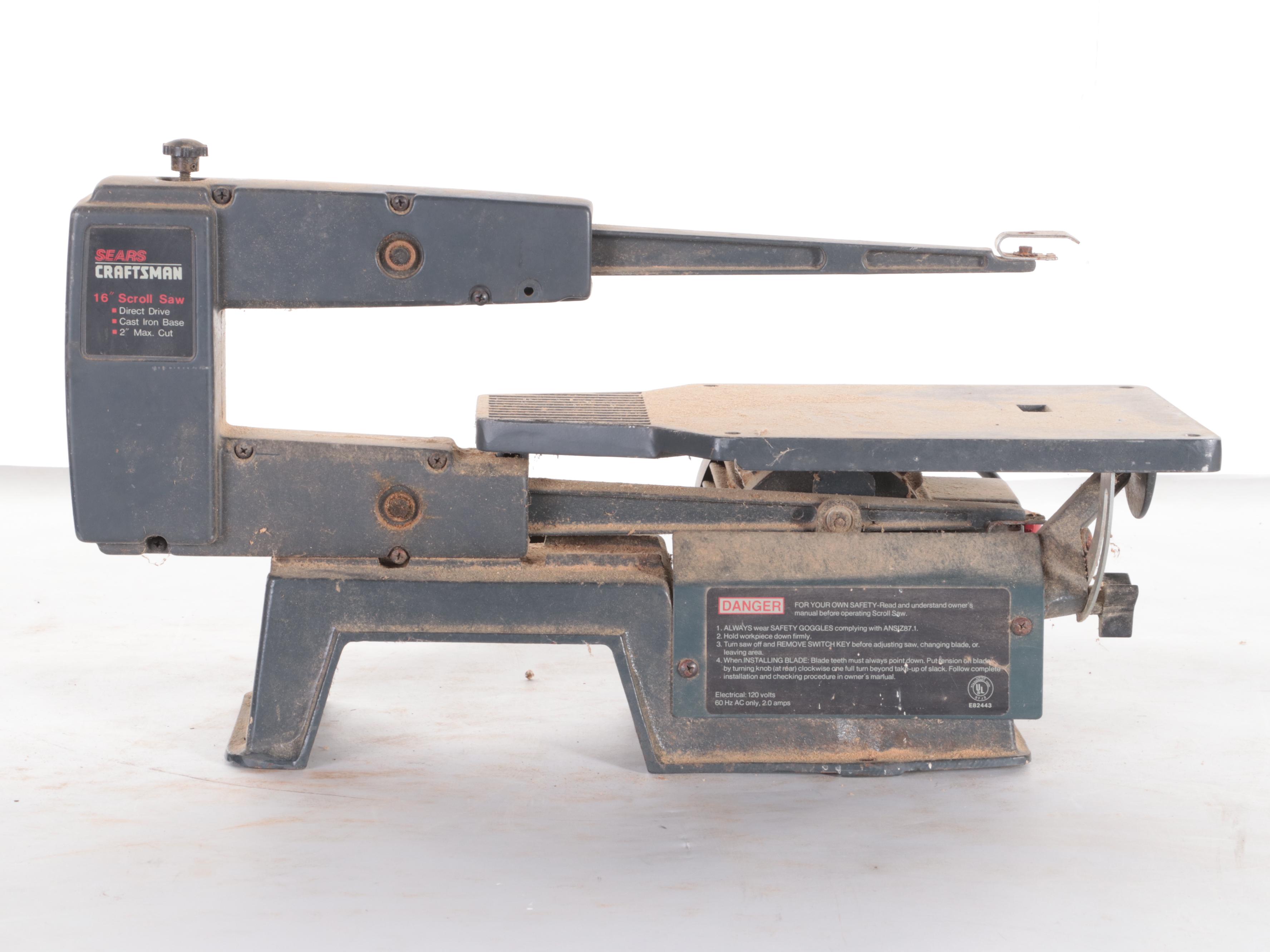 Craftsman Power Sander and Scroll Saw with Porter-Cable Fixed Router Base