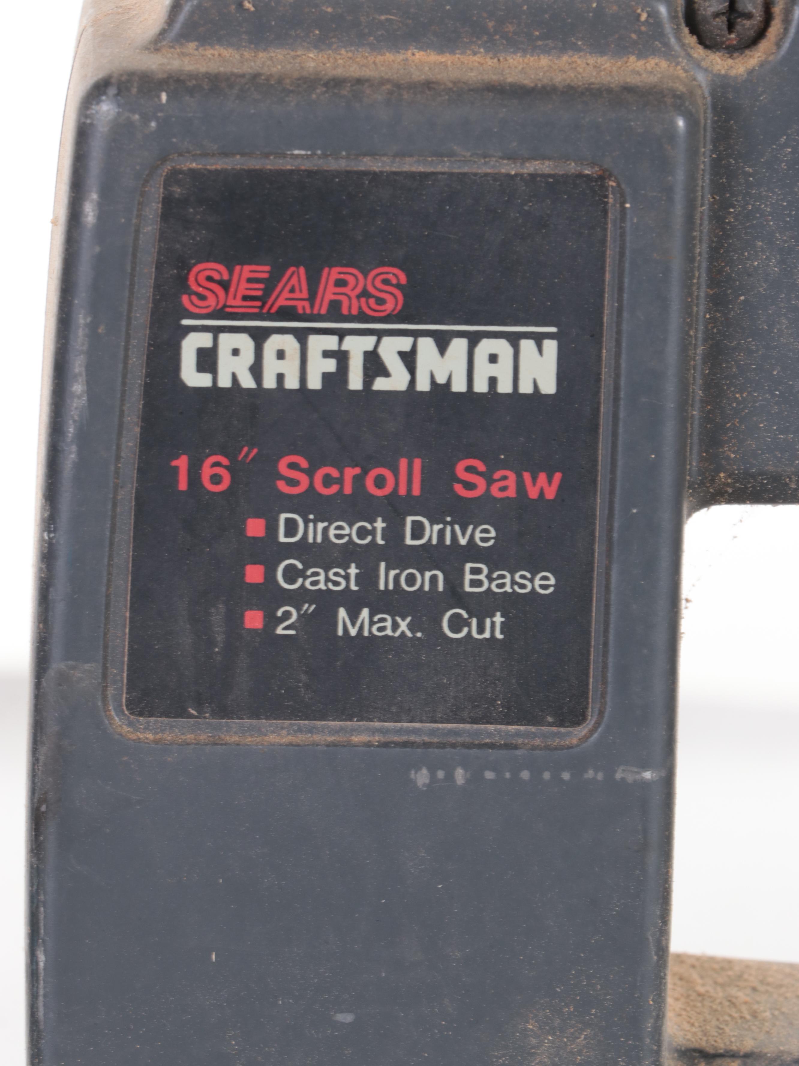 Craftsman Power Sander and Scroll Saw with Porter-Cable Fixed Router Base