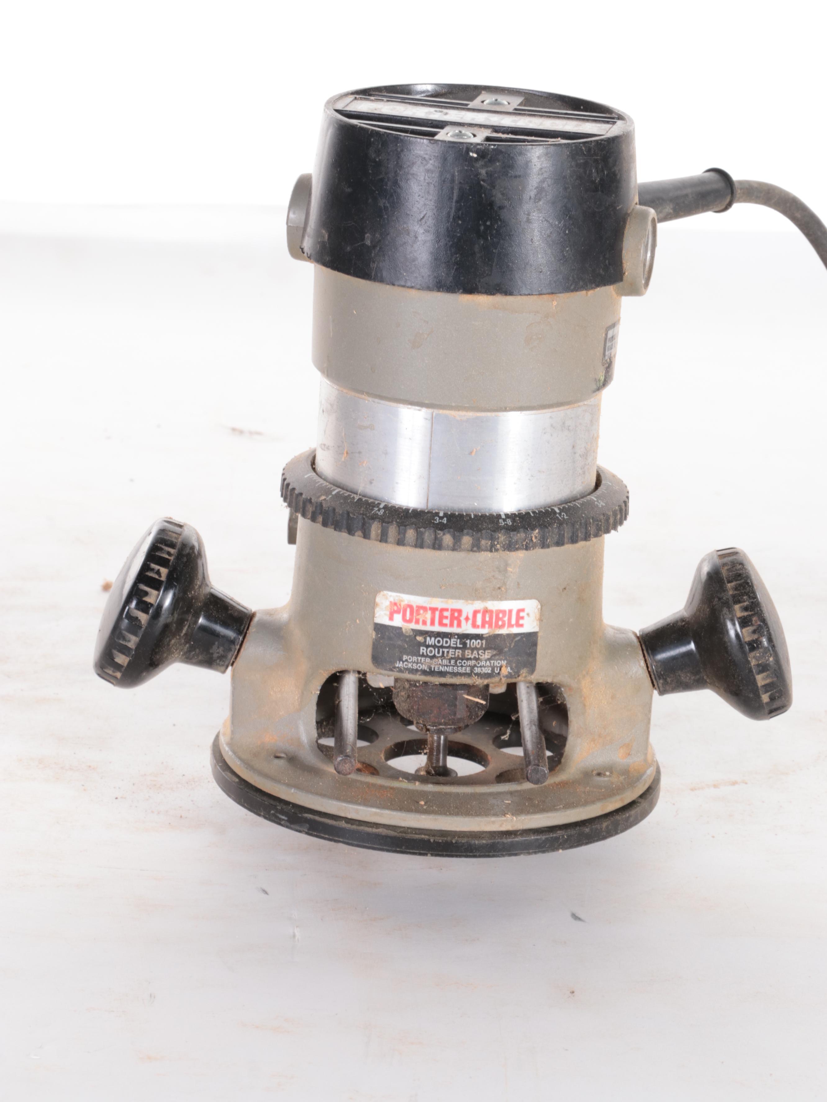 Craftsman Power Sander and Scroll Saw with Porter-Cable Fixed Router Base