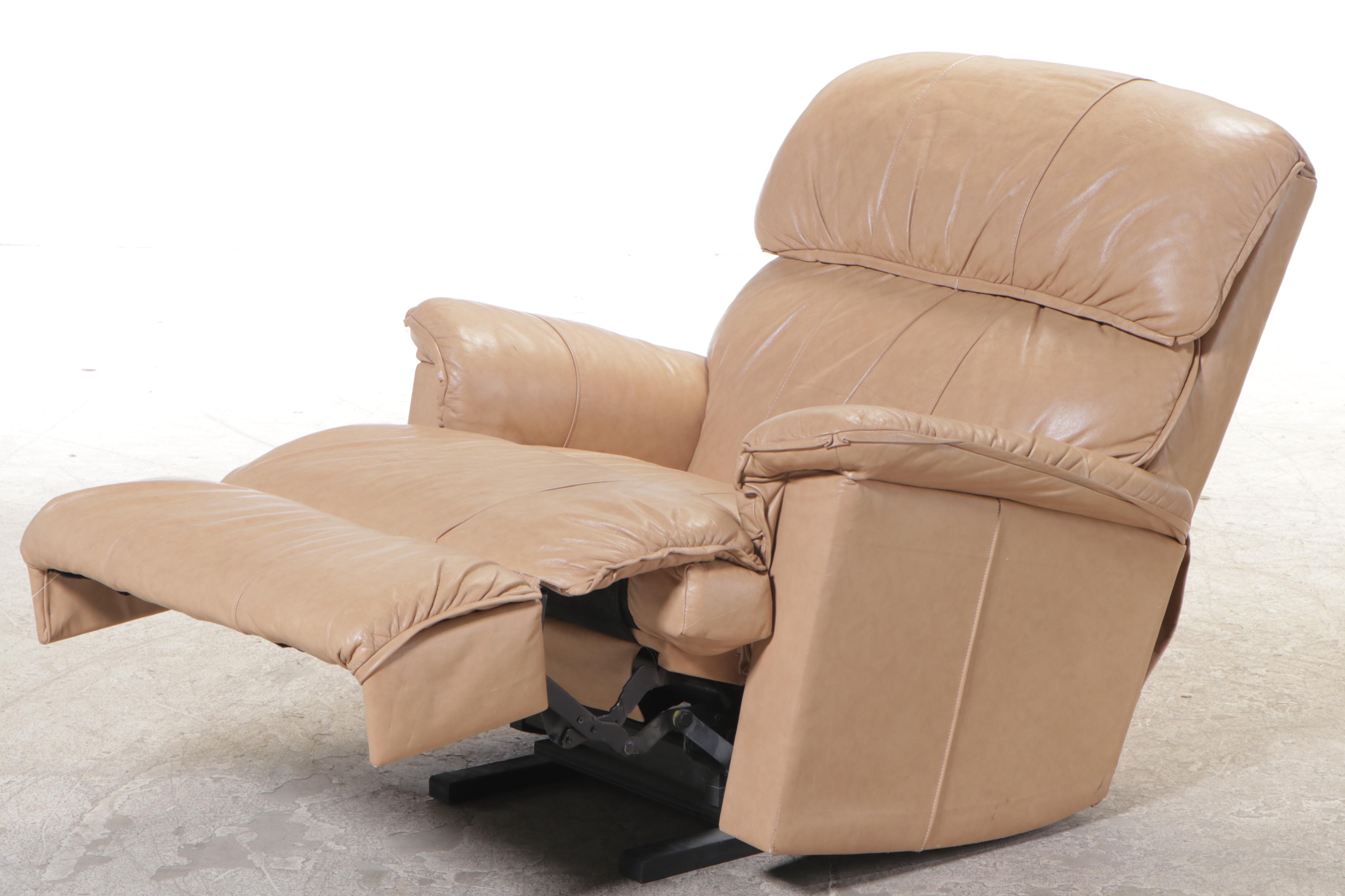 The BarcaLounger Co. Leather Rocker-Recliner