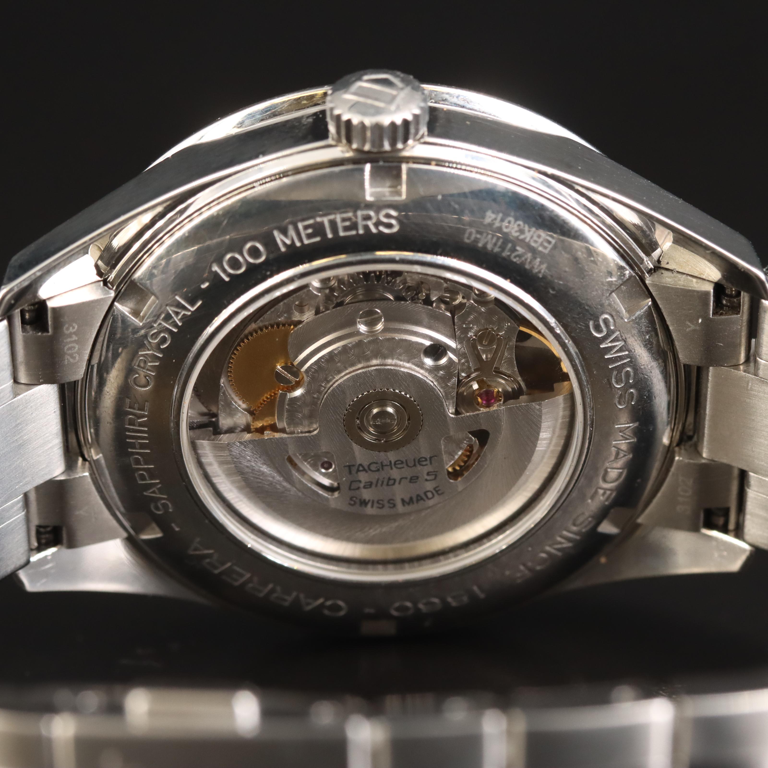 TAG Heuer Carrera Calibre 5 Black Automatic Watch