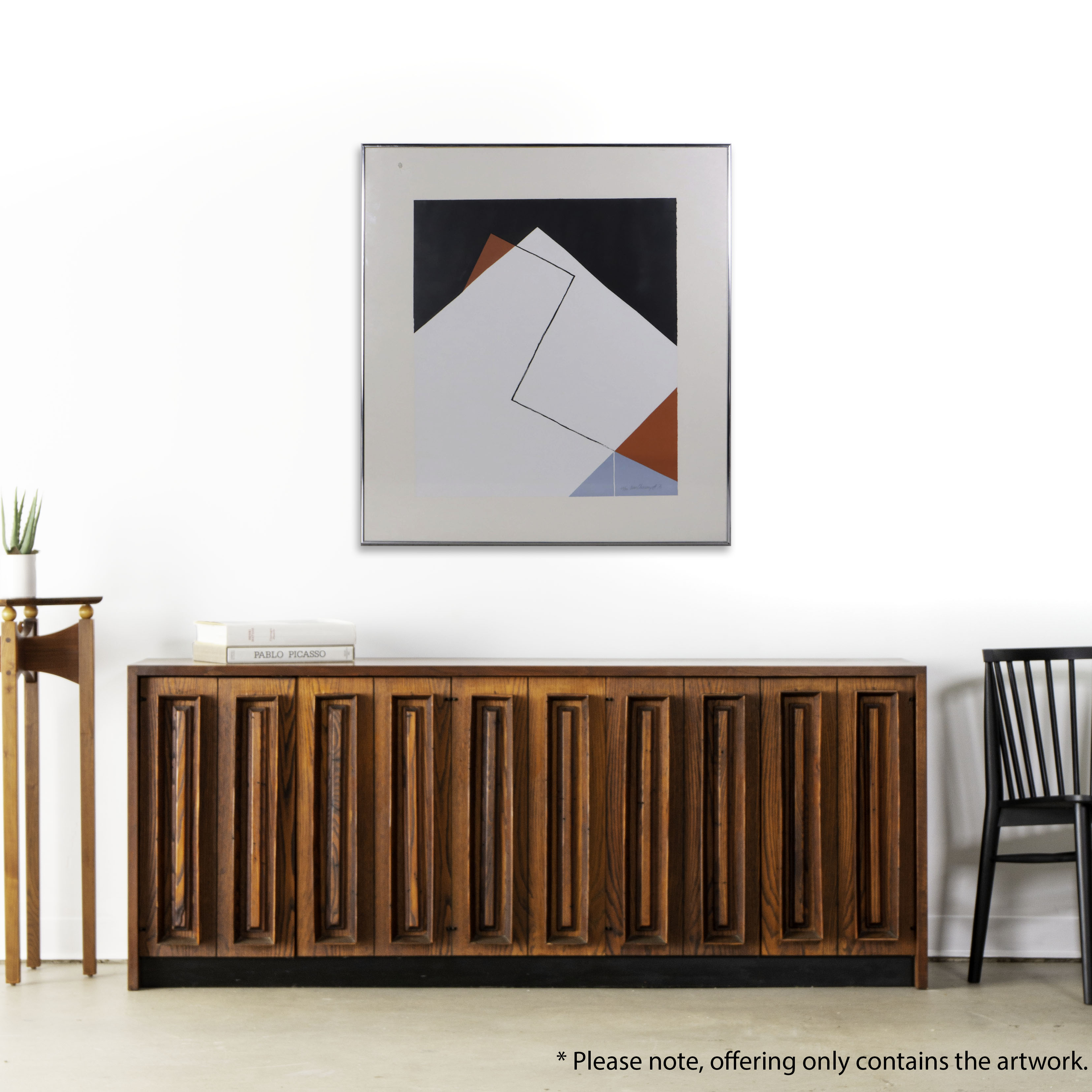 Ivan Chermayeff Geometric Serigraph, 1970