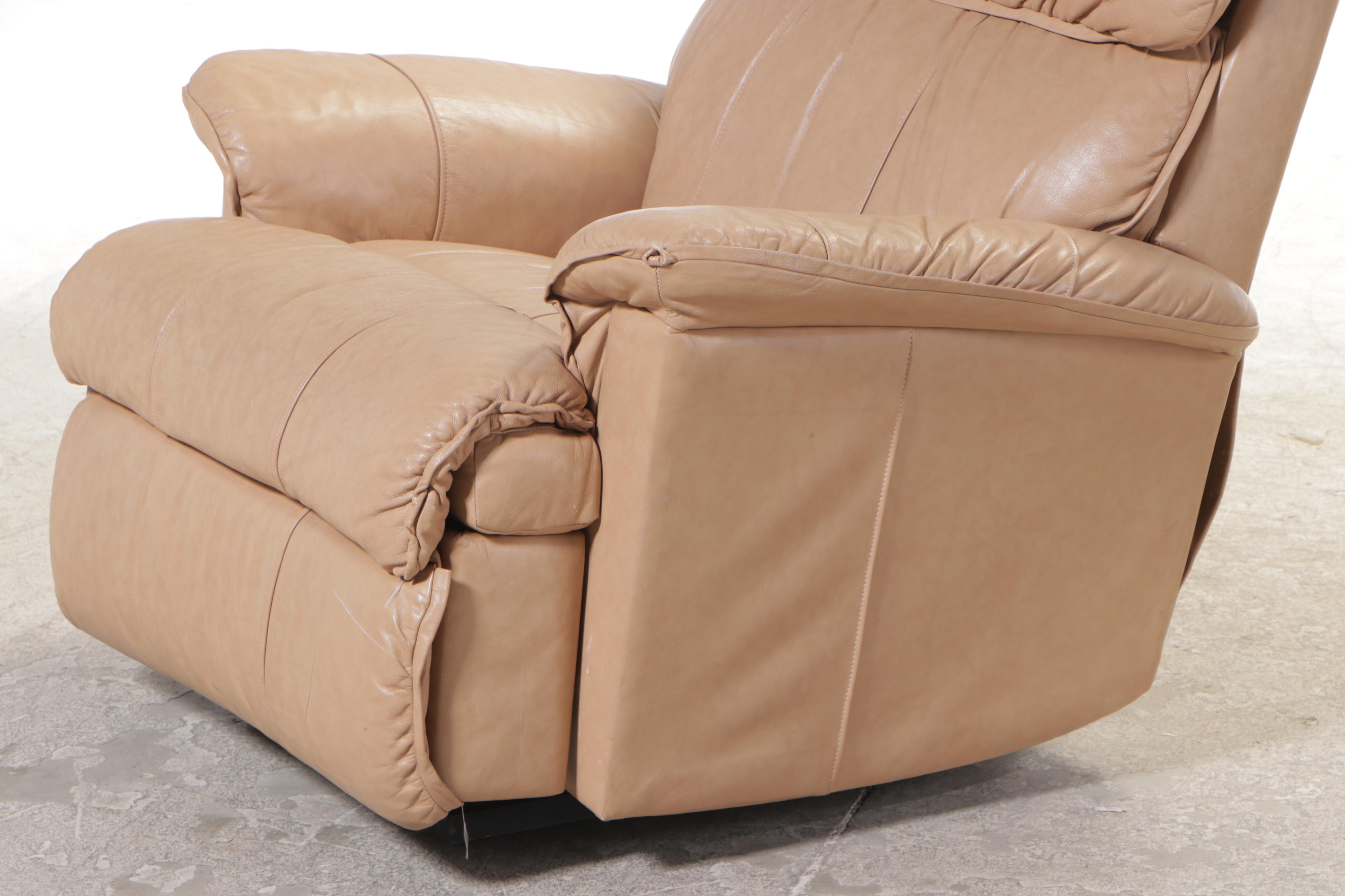 The BarcaLounger Co. Leather Rocker-Recliner