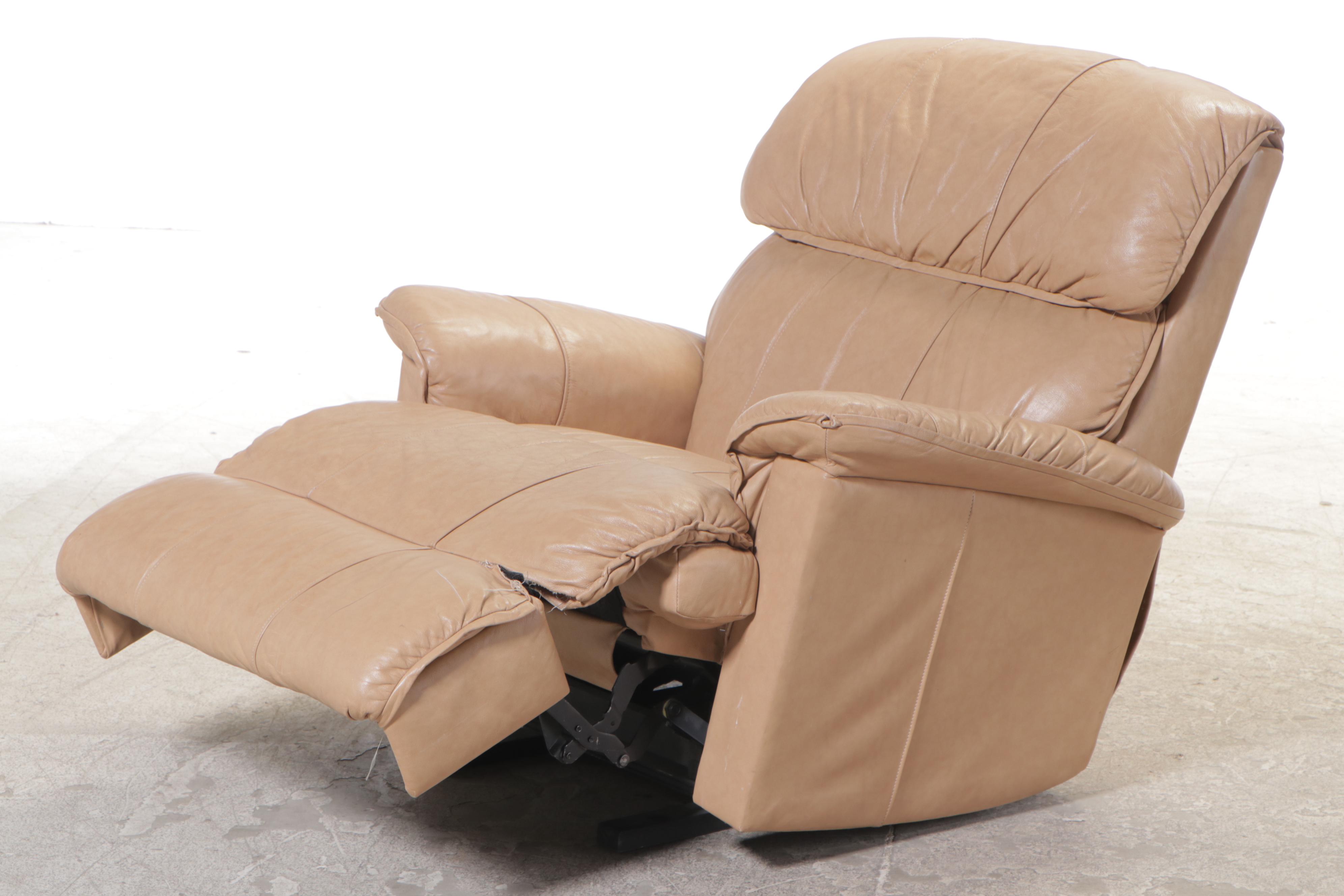 The BarcaLounger Co. Leather Rocker-Recliner