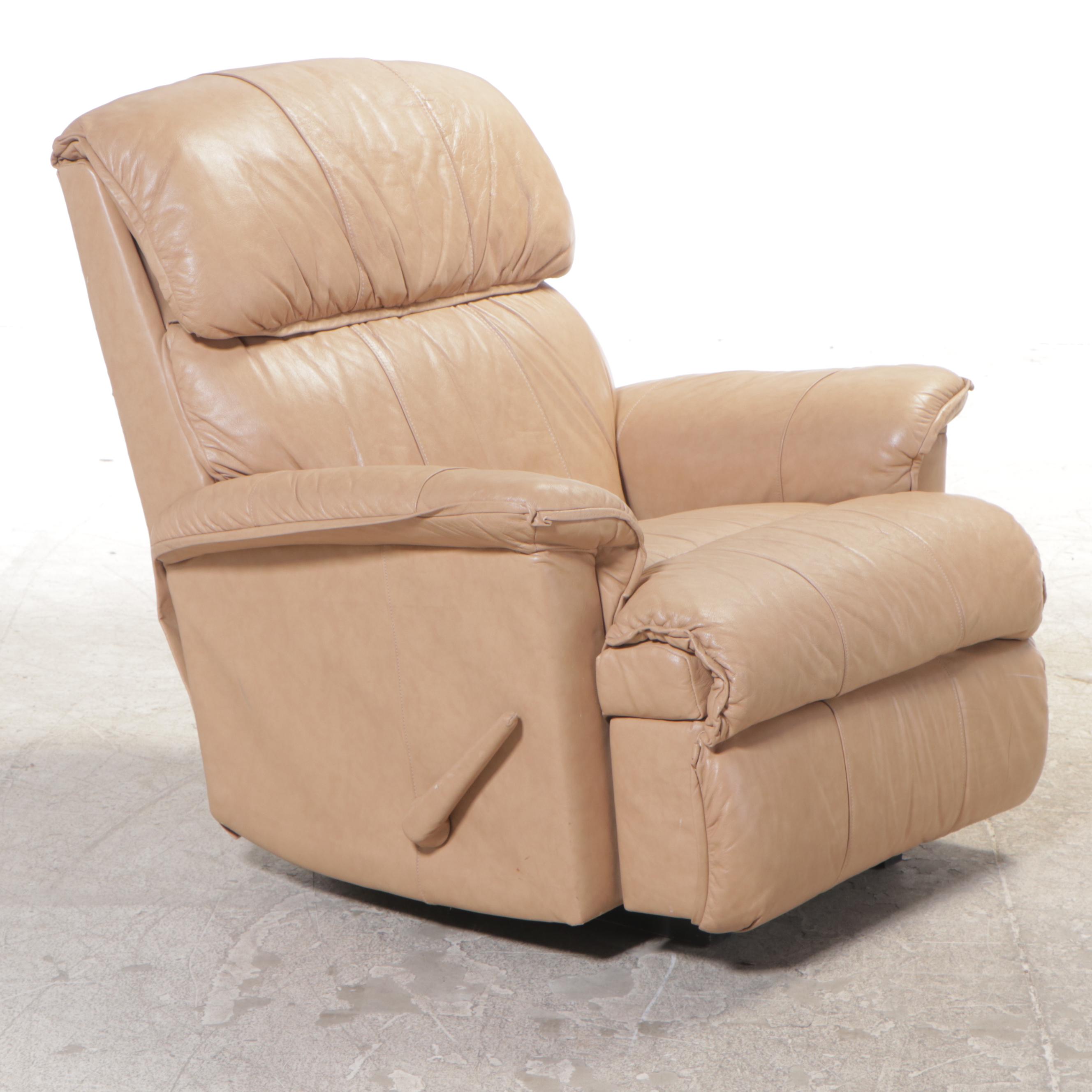 The BarcaLounger Co. Leather Rocker-Recliner