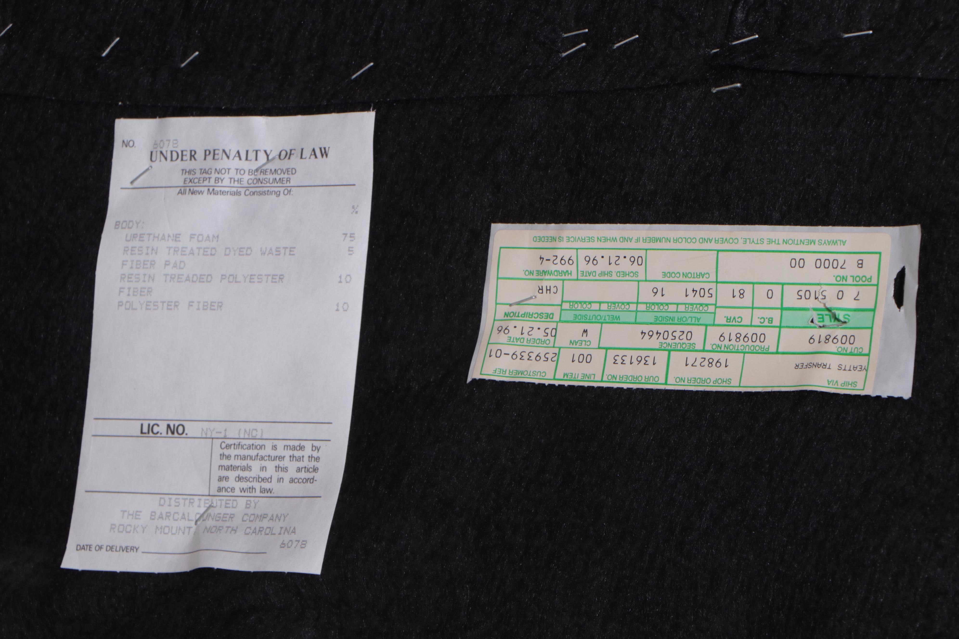 The BarcaLounger Co. Leather Rocker-Recliner