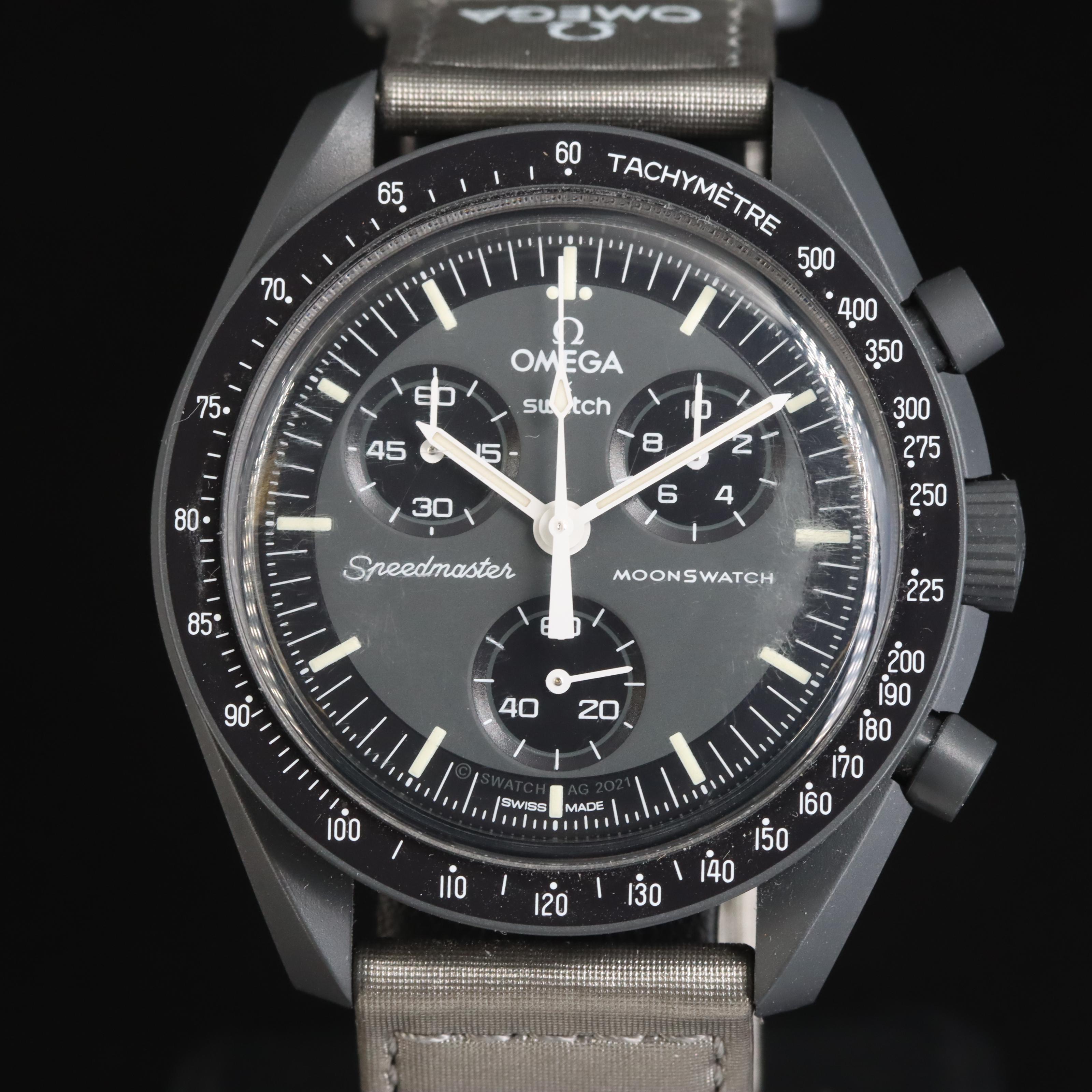 Omega and Swatch Moon Watch Mission to Mercury Bio Ceramic Watch