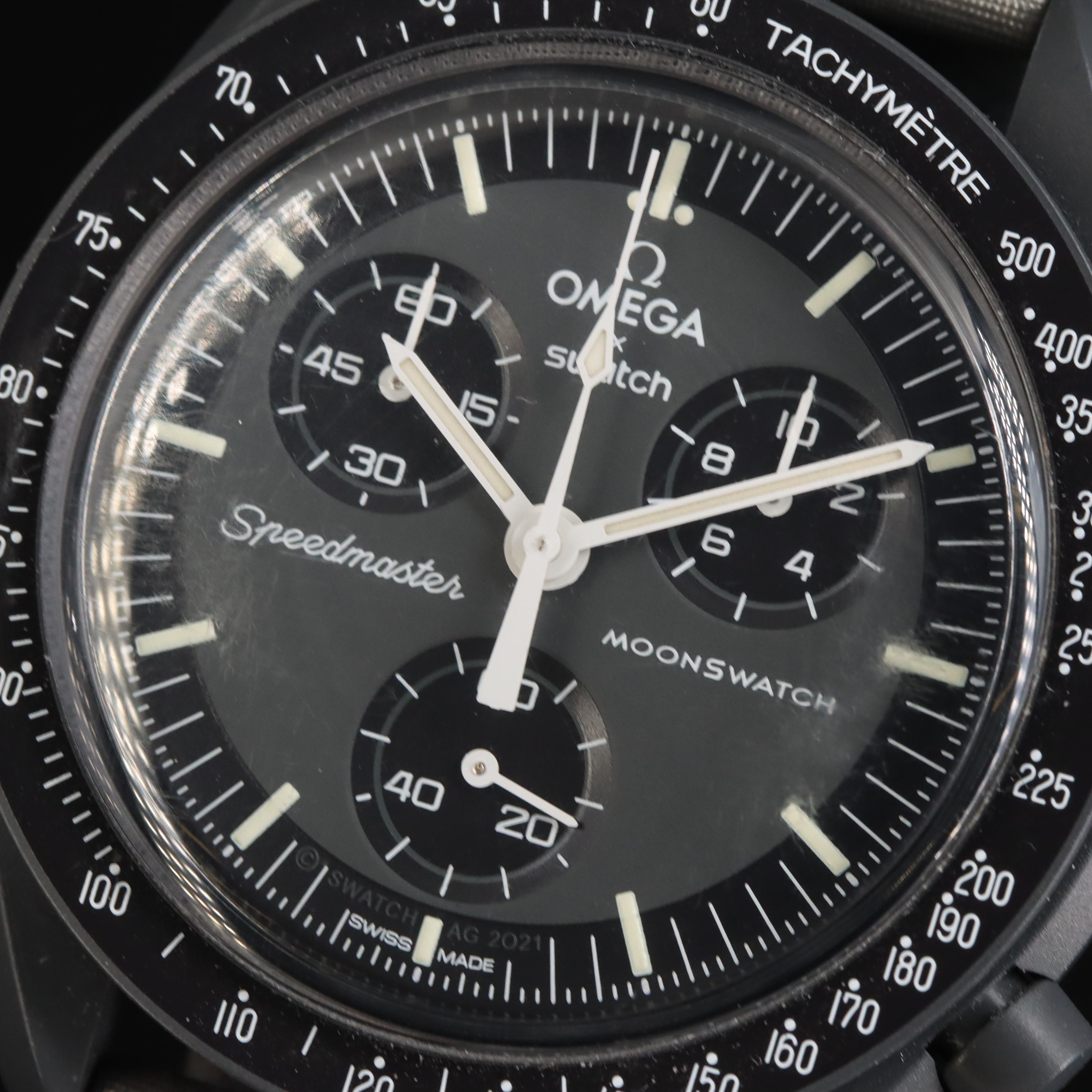 Omega and Swatch Moon Watch Mission to Mercury Bio Ceramic Watch