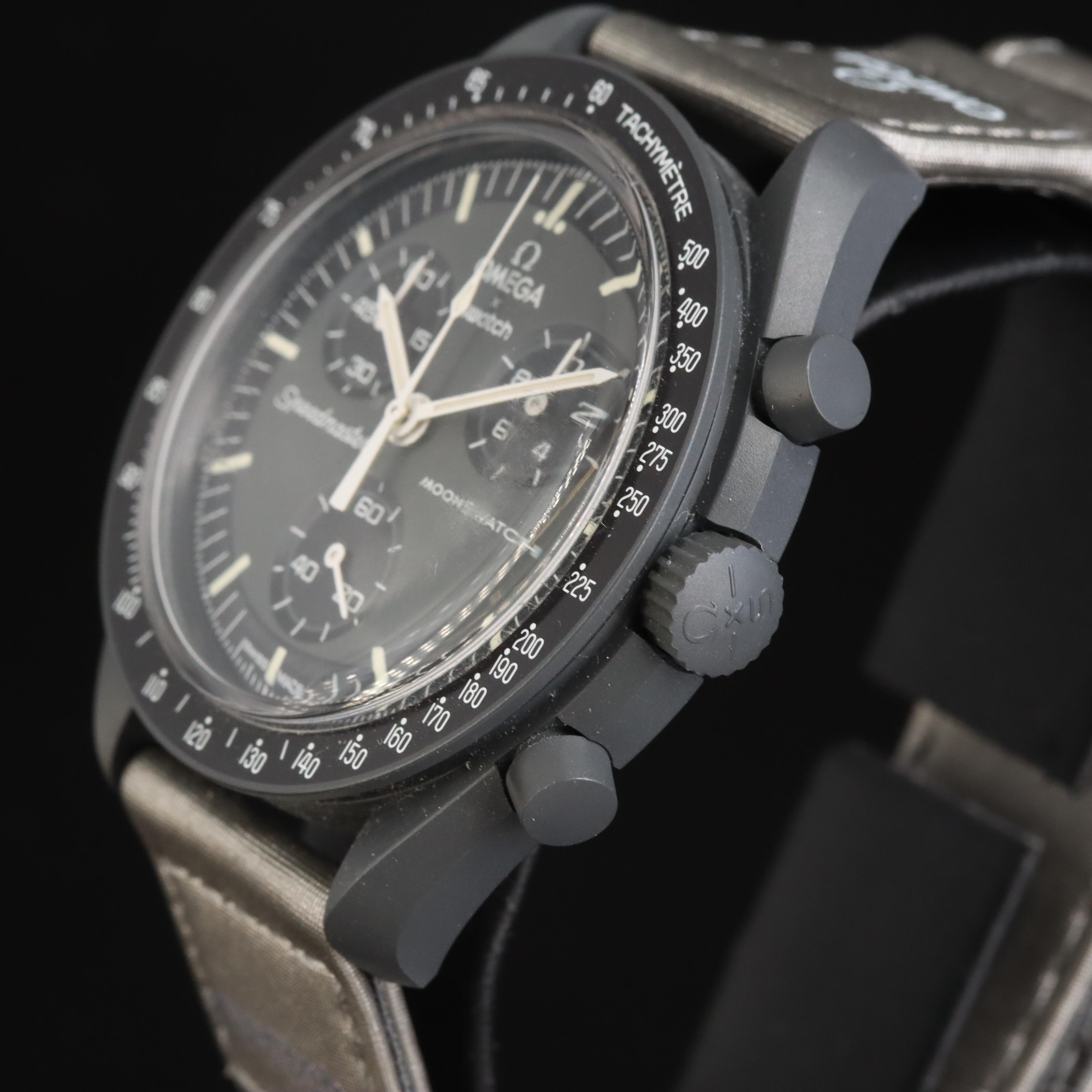 Omega and Swatch Moon Watch Mission to Mercury Bio Ceramic Watch