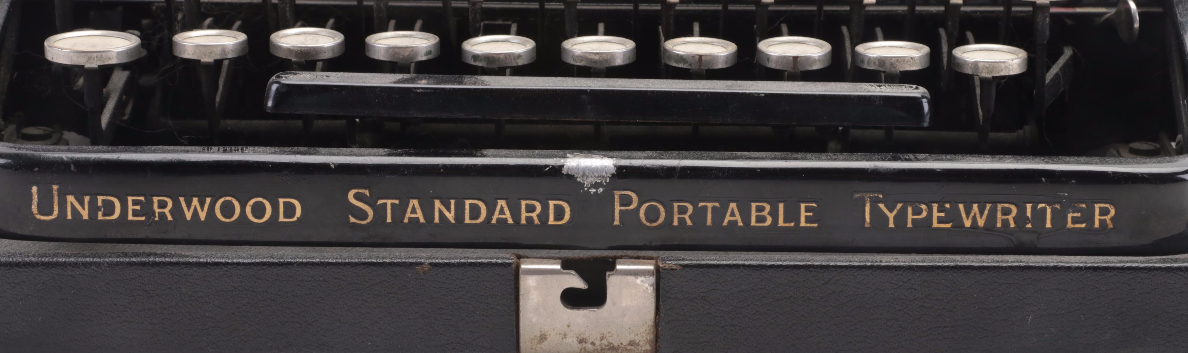 Underwood Standard Portable Typewriter, Early 20th Century