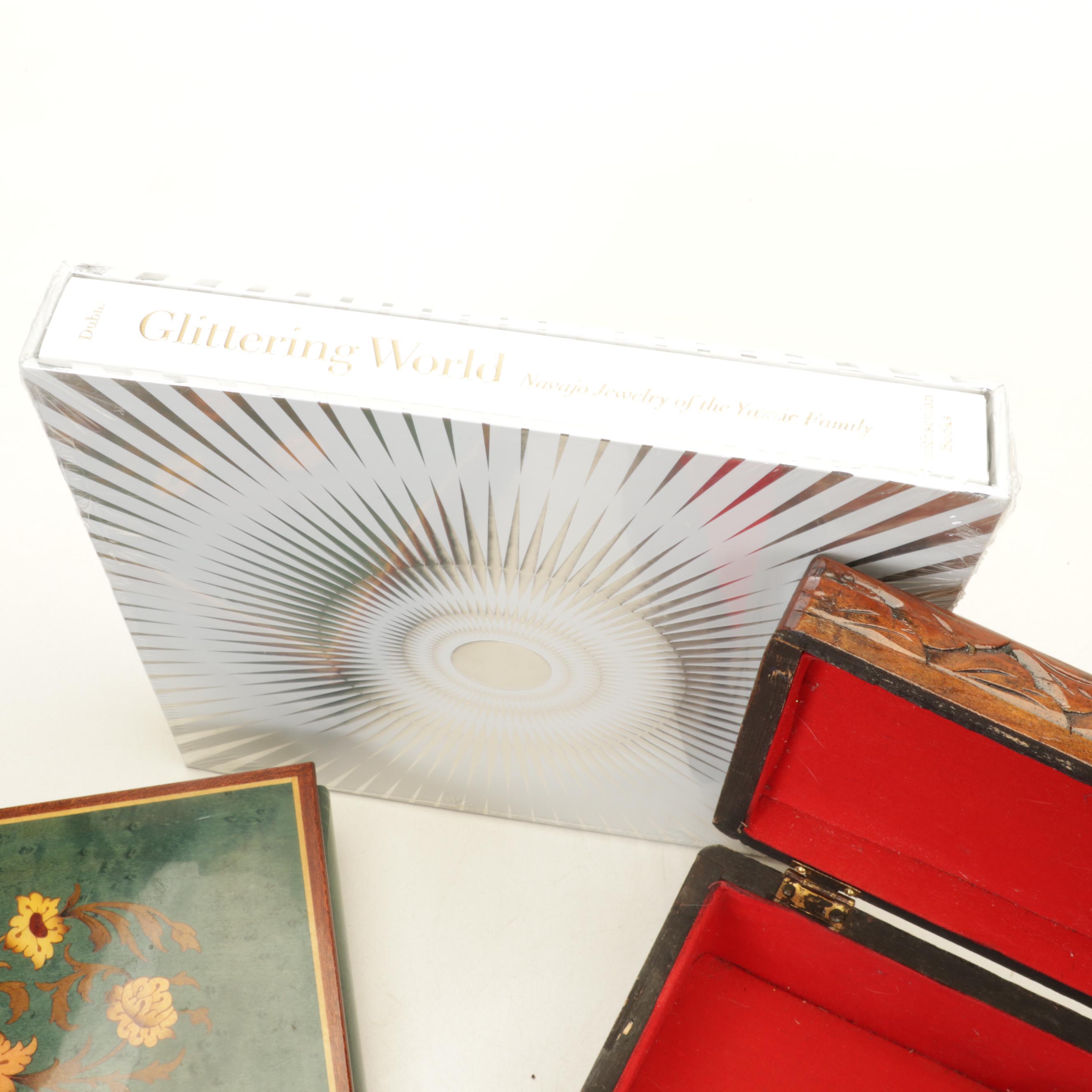 "Glittering World" Navajo Jewelry of the Yazzie Family with Decorative Boxes