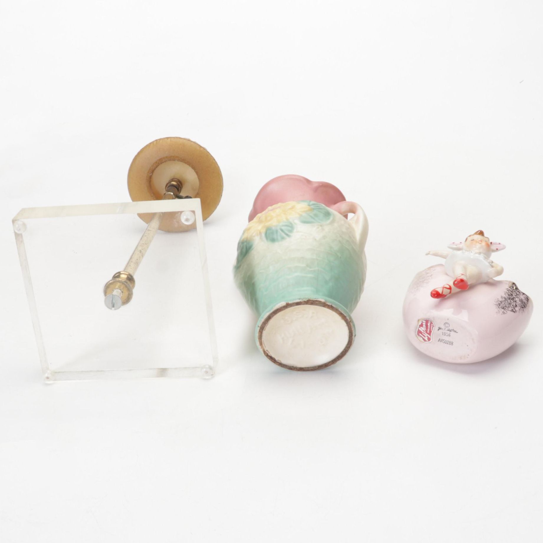 Edna Hibel Jewelry Box, Hat Stand, Bakelite Files and More Vanity Accessories