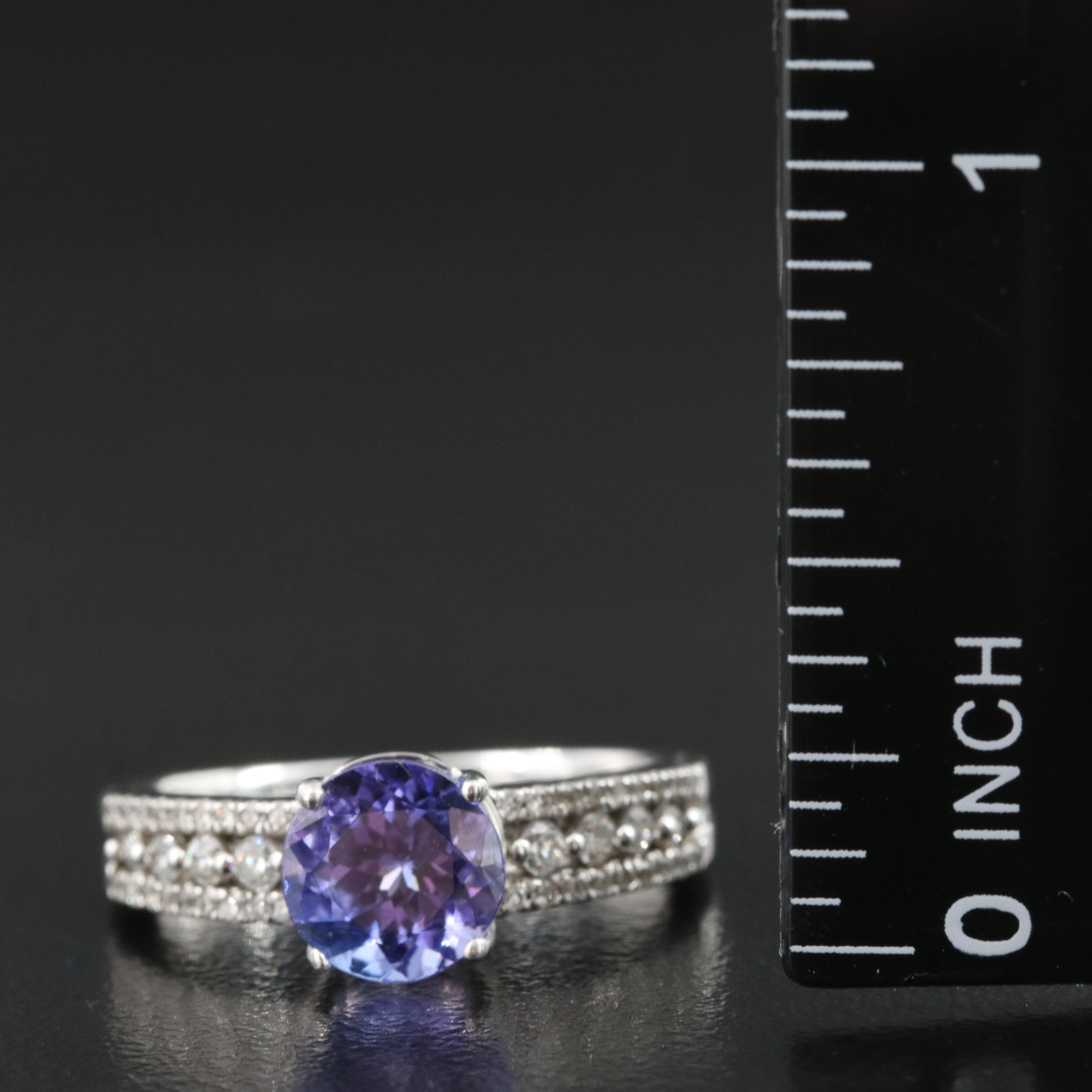 14K Tanzanite and Diamond Ring