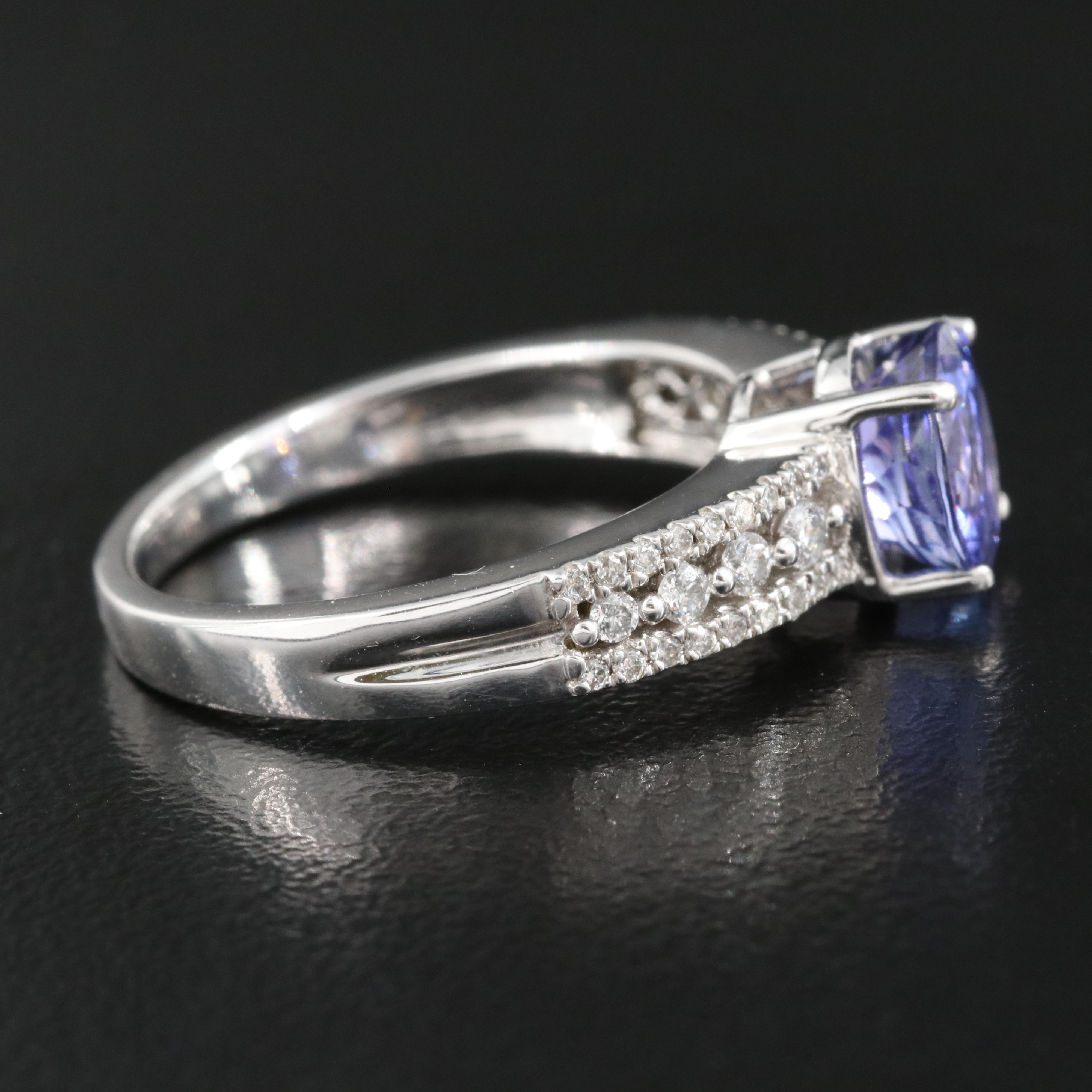 14K Tanzanite and Diamond Ring