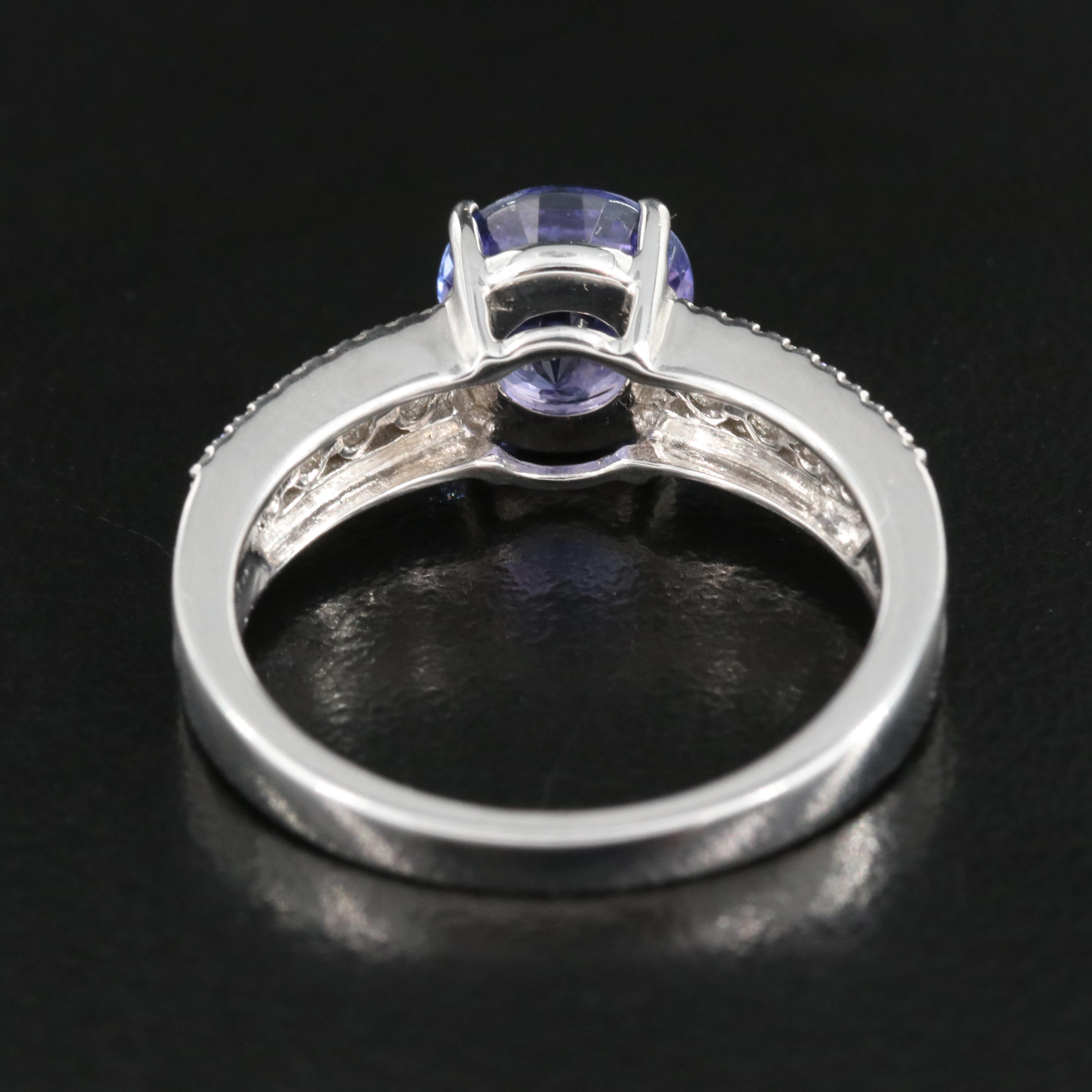 14K Tanzanite and Diamond Ring