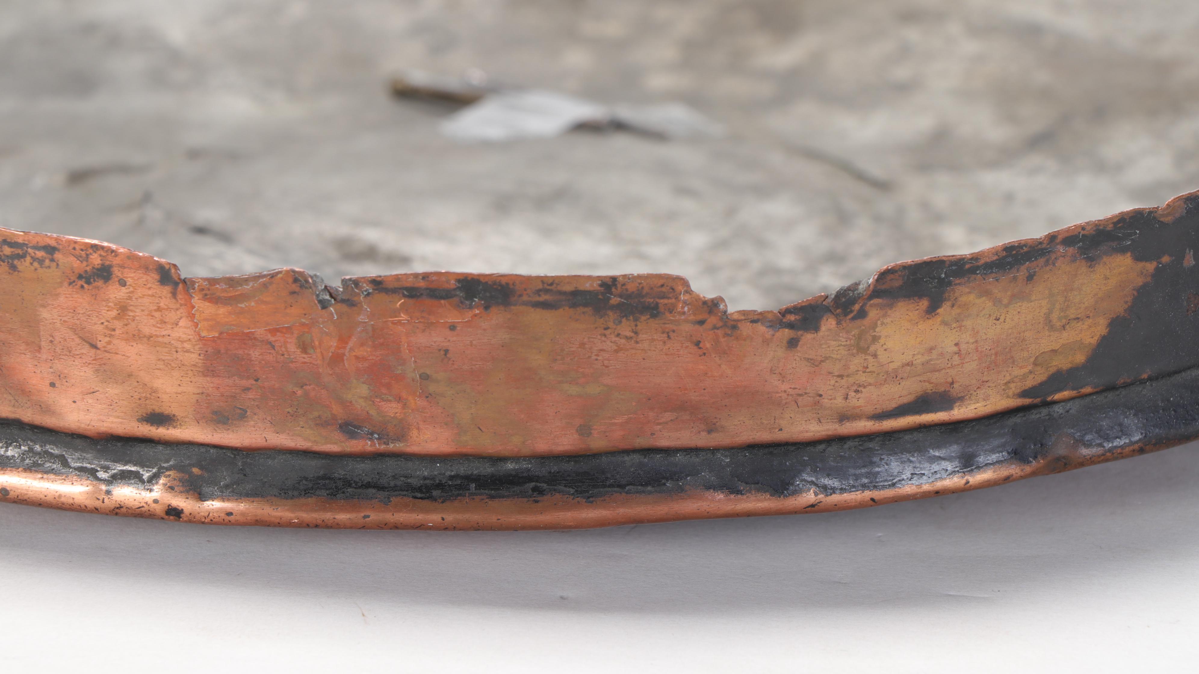 Middle Eastern Tinned Copper Lidded Pot