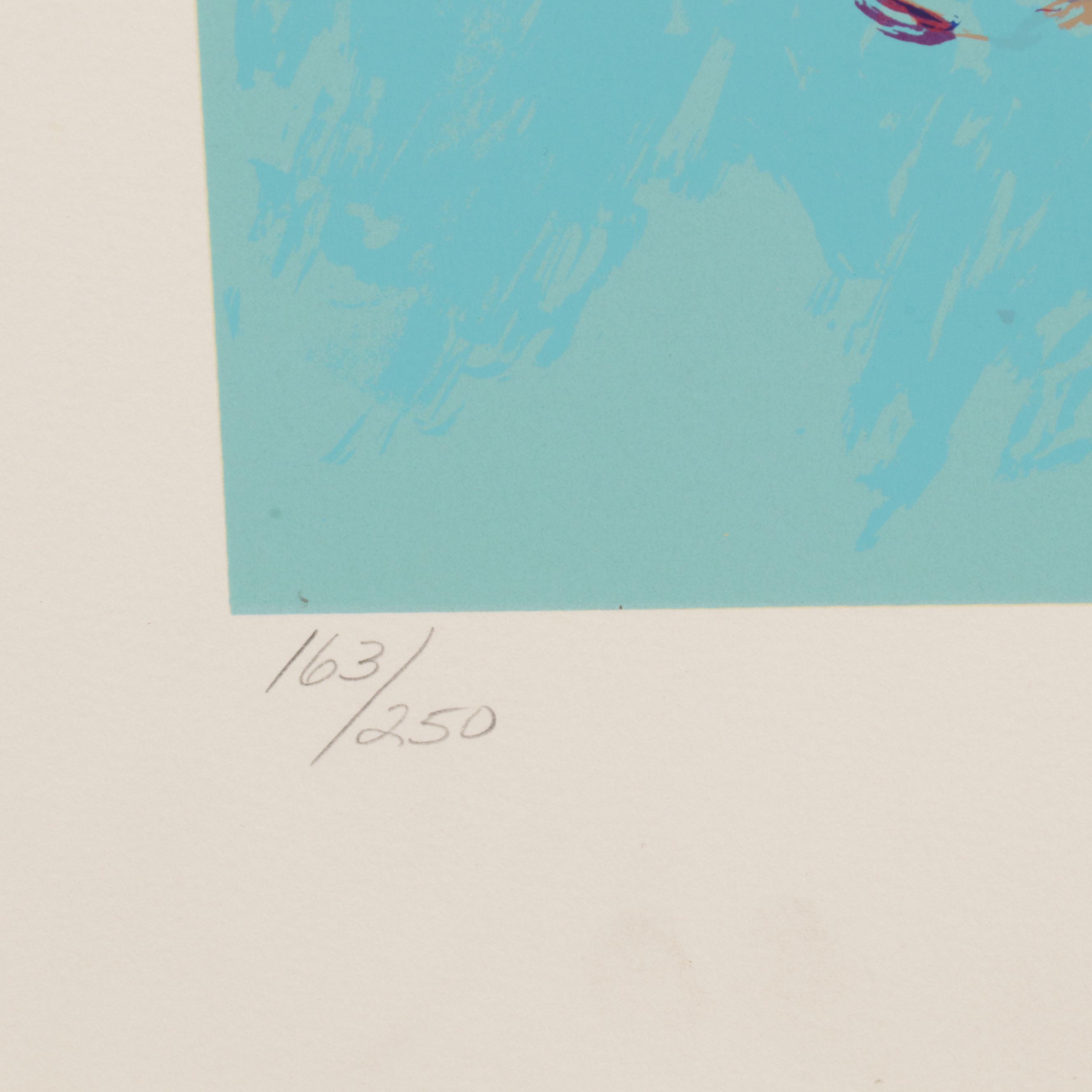 LeRoy Neiman Serigraph "Johnny Bench, the Catcher," Circa 1989