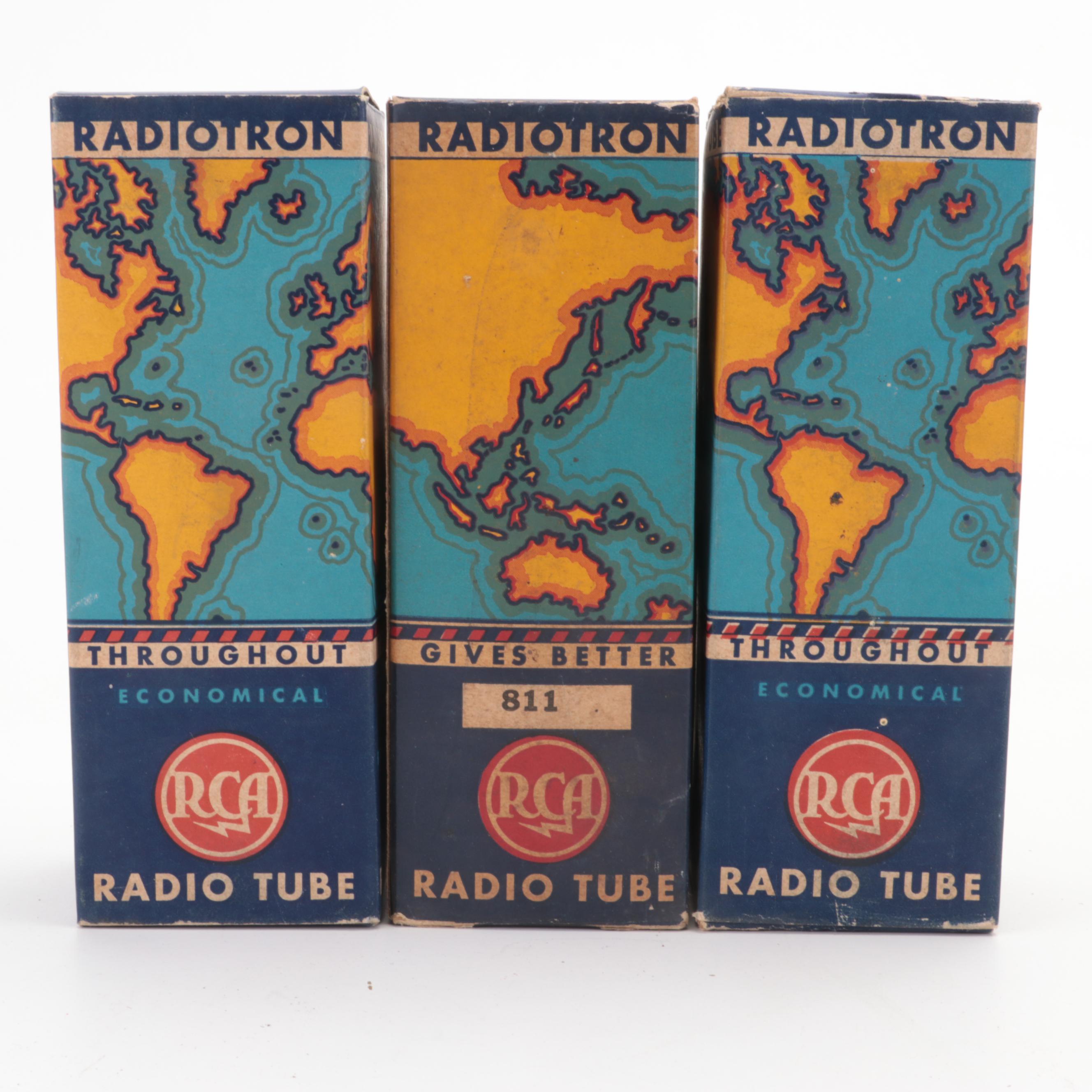 RCA Radiola III Receiver with U.S. Military Issue, Crosley, More Radio Tubes