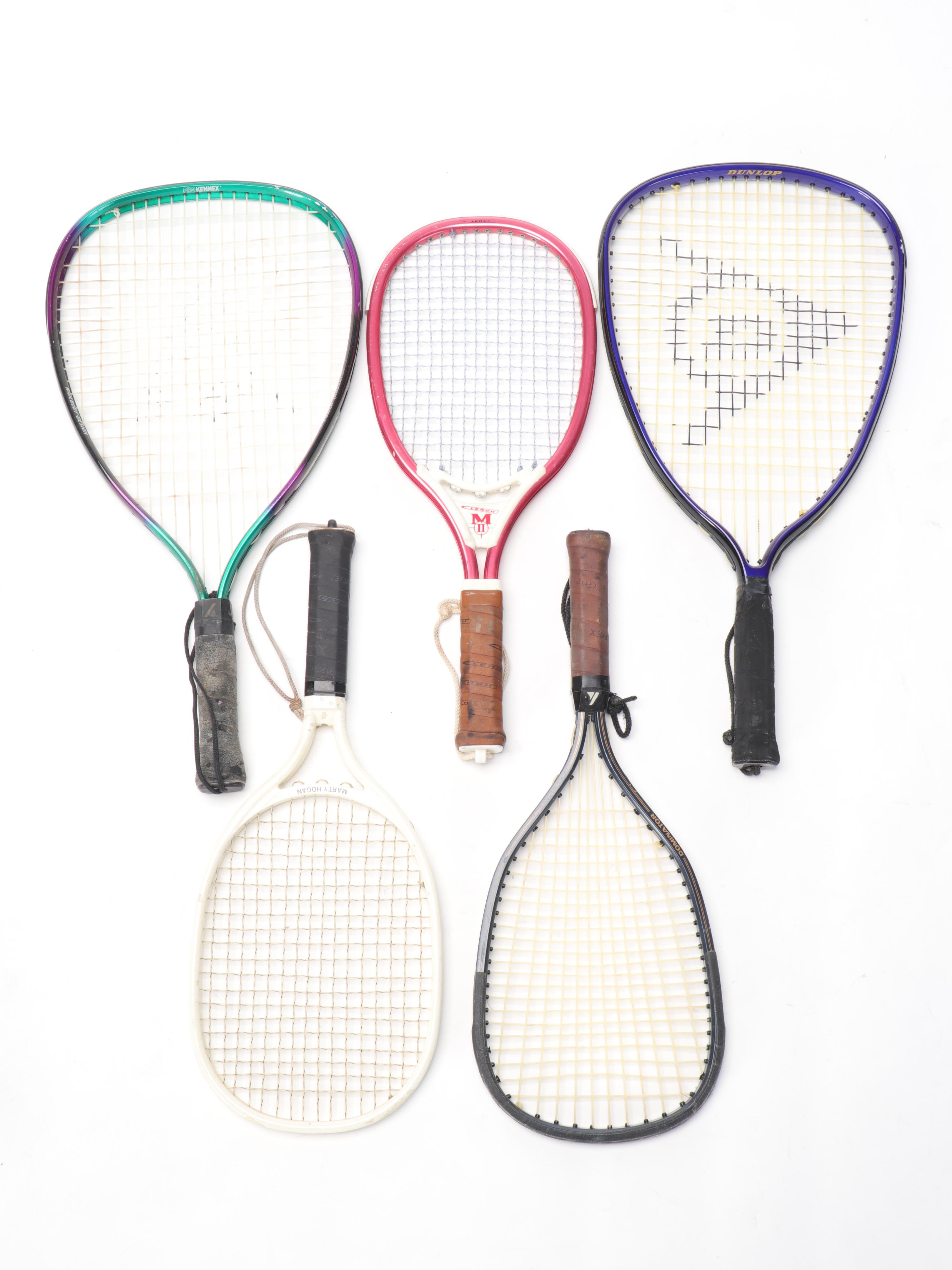 ProKennex, Wilson, Dunlop and Leach Tennis Rackets and Goggles