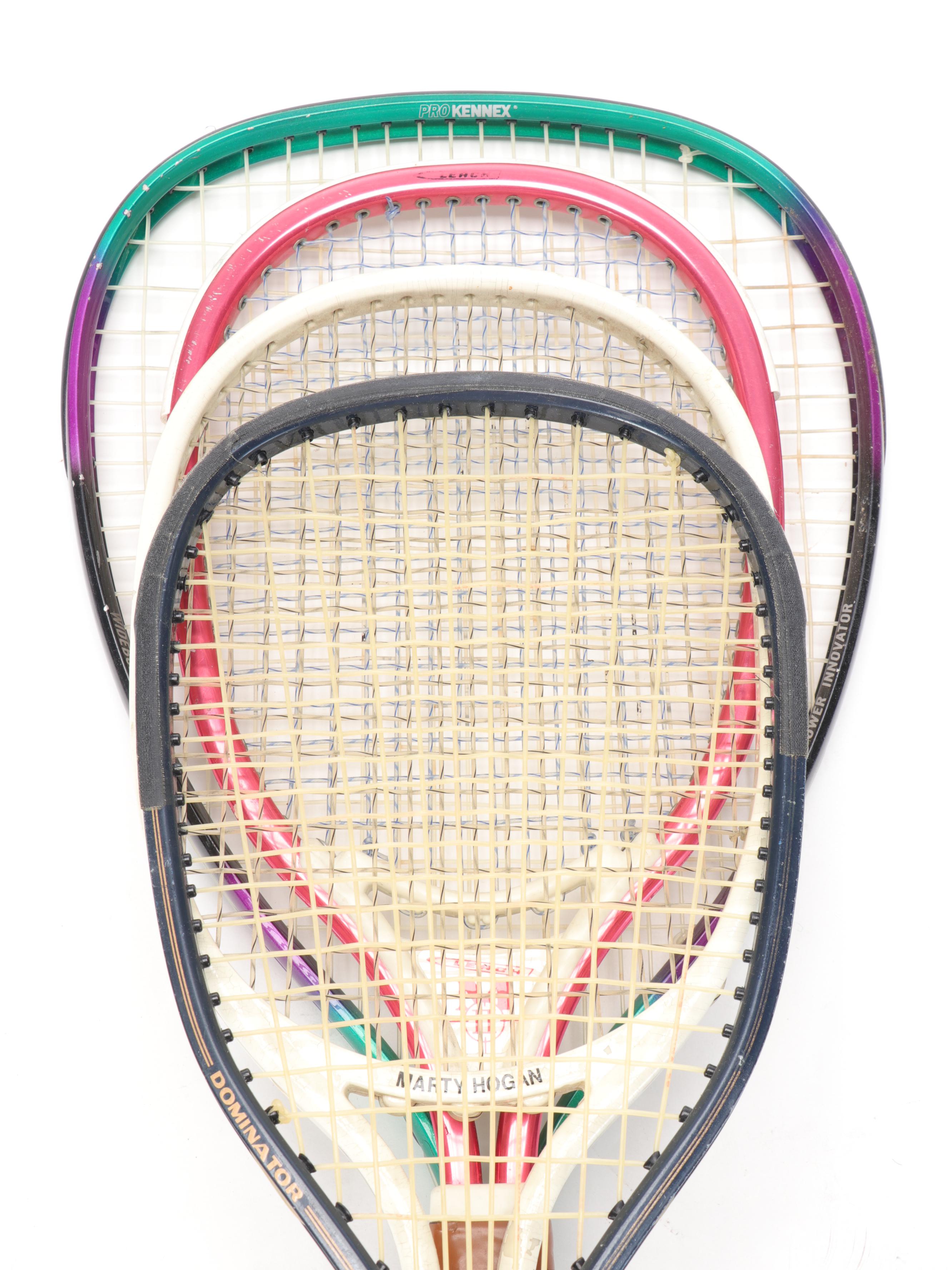 ProKennex, Wilson, Dunlop and Leach Tennis Rackets and Goggles