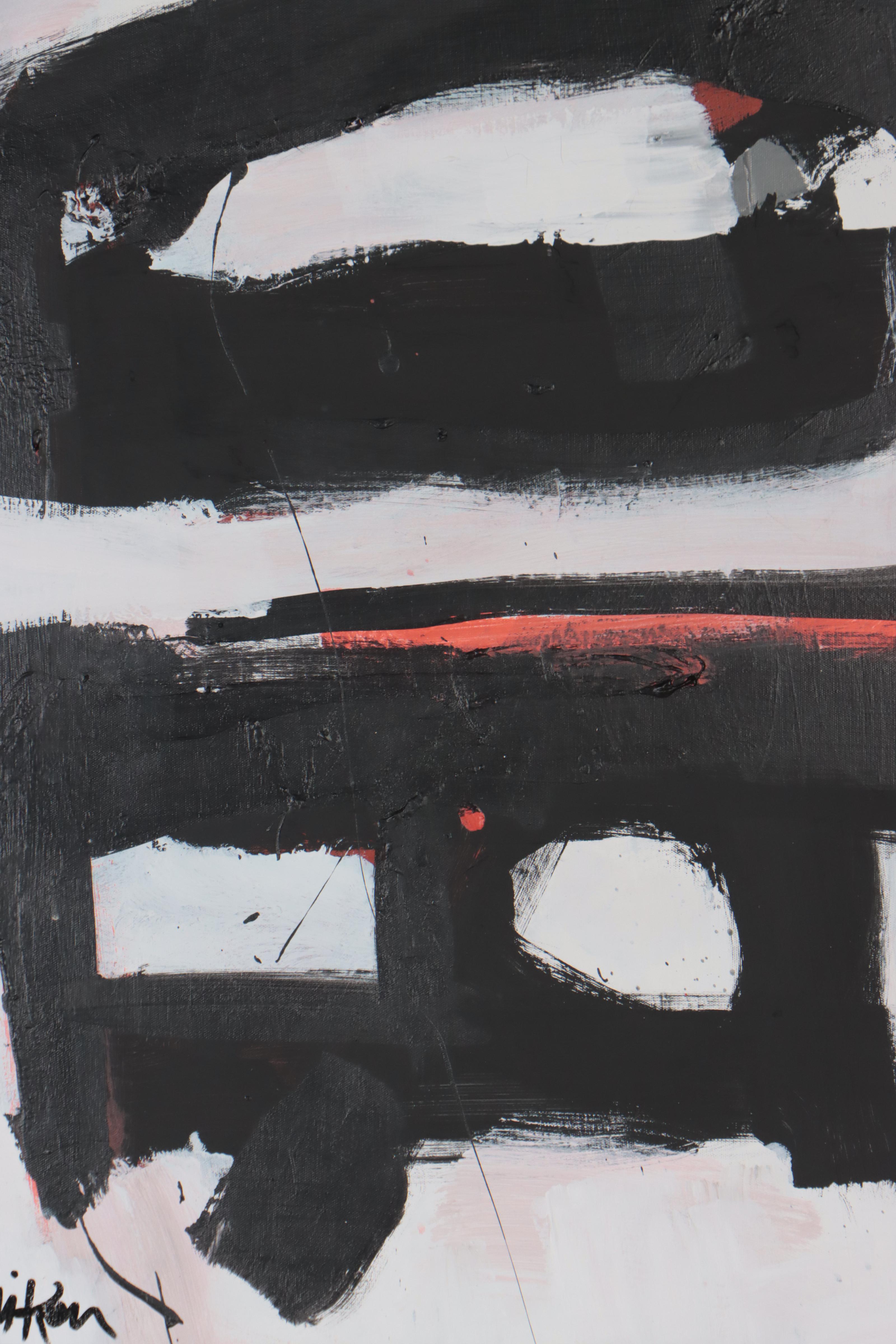 Robbie Kemper Acrylic Painting "Loop With Orange" 2022