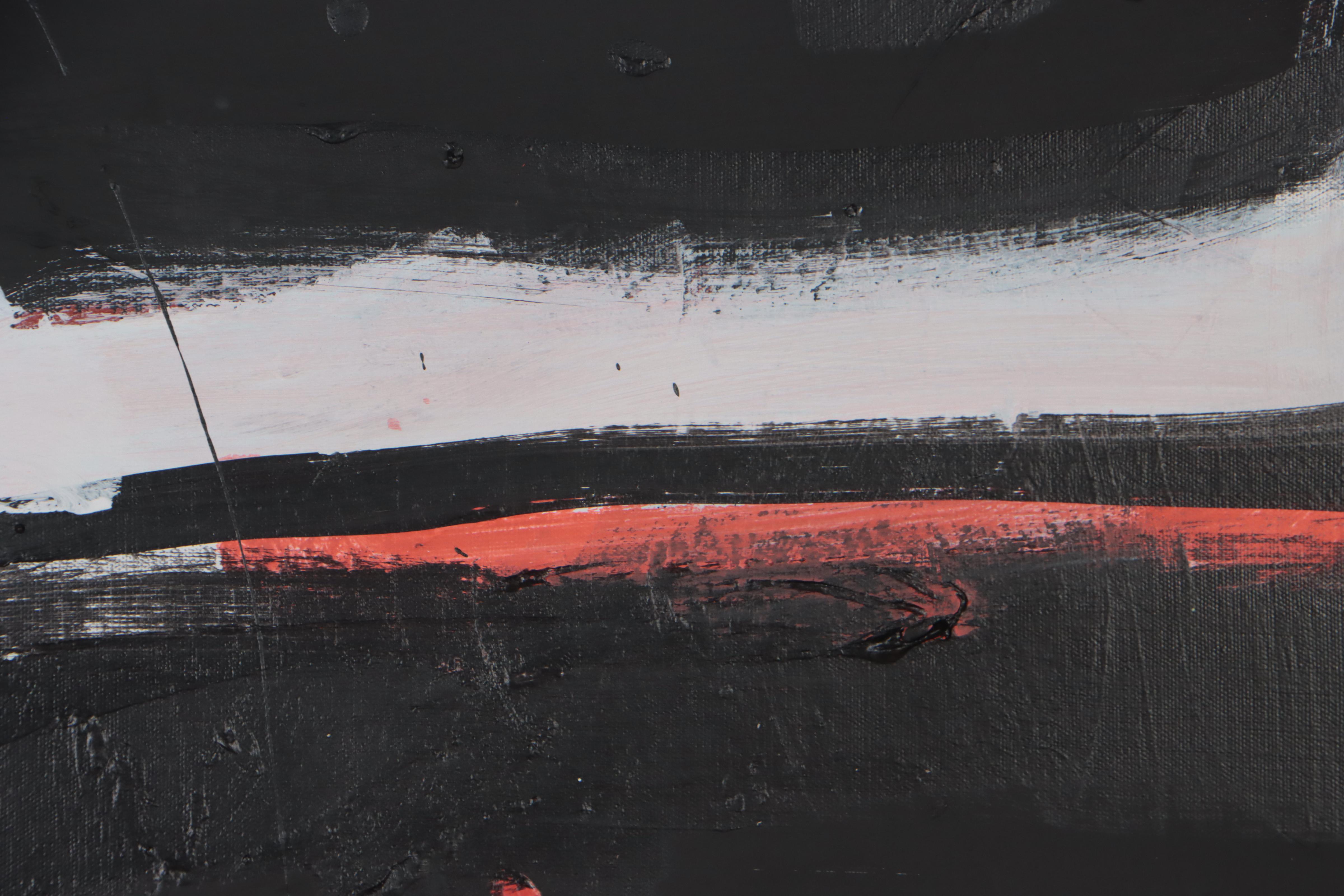 Robbie Kemper Acrylic Painting "Loop With Orange" 2022