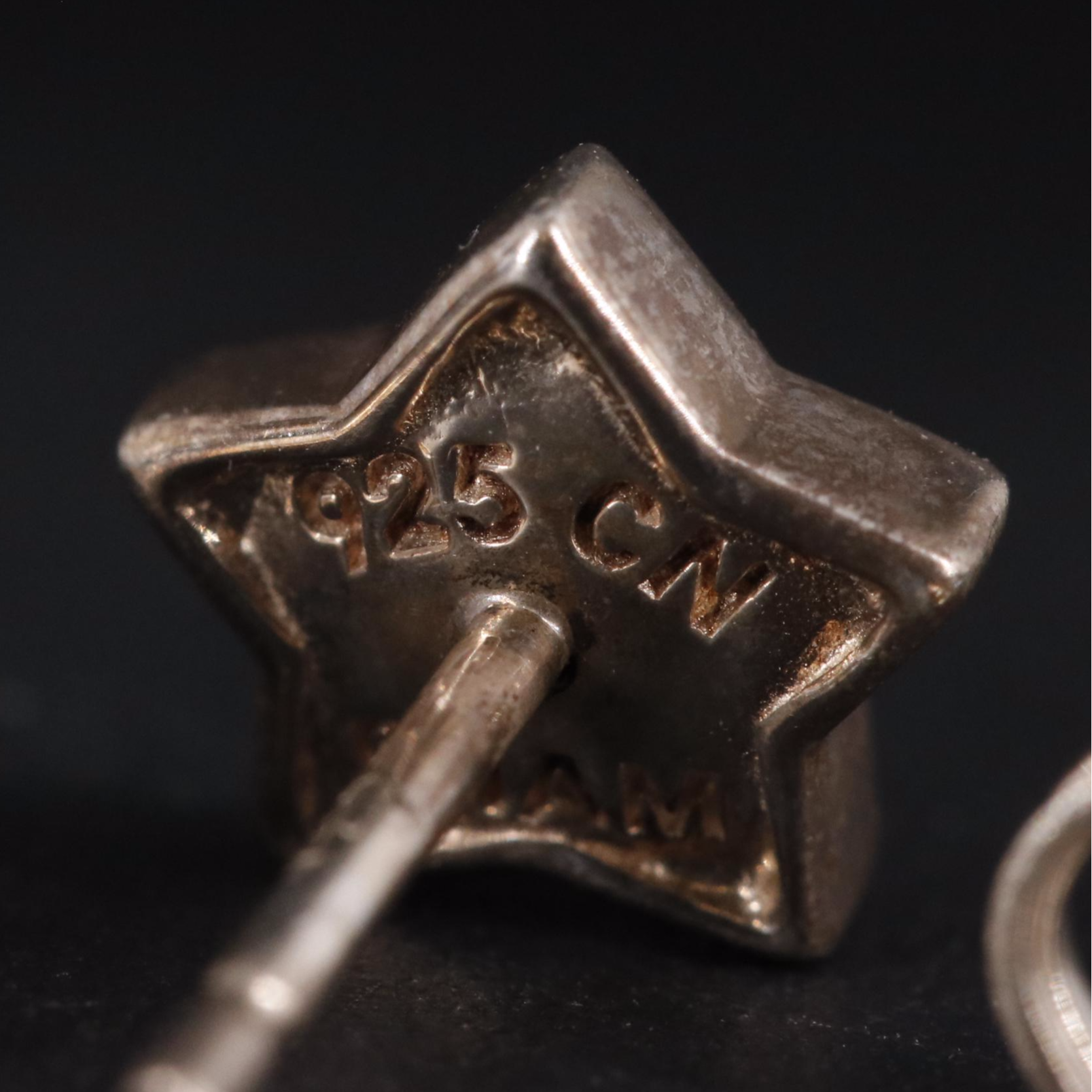 Sterling Star Stud Earrings