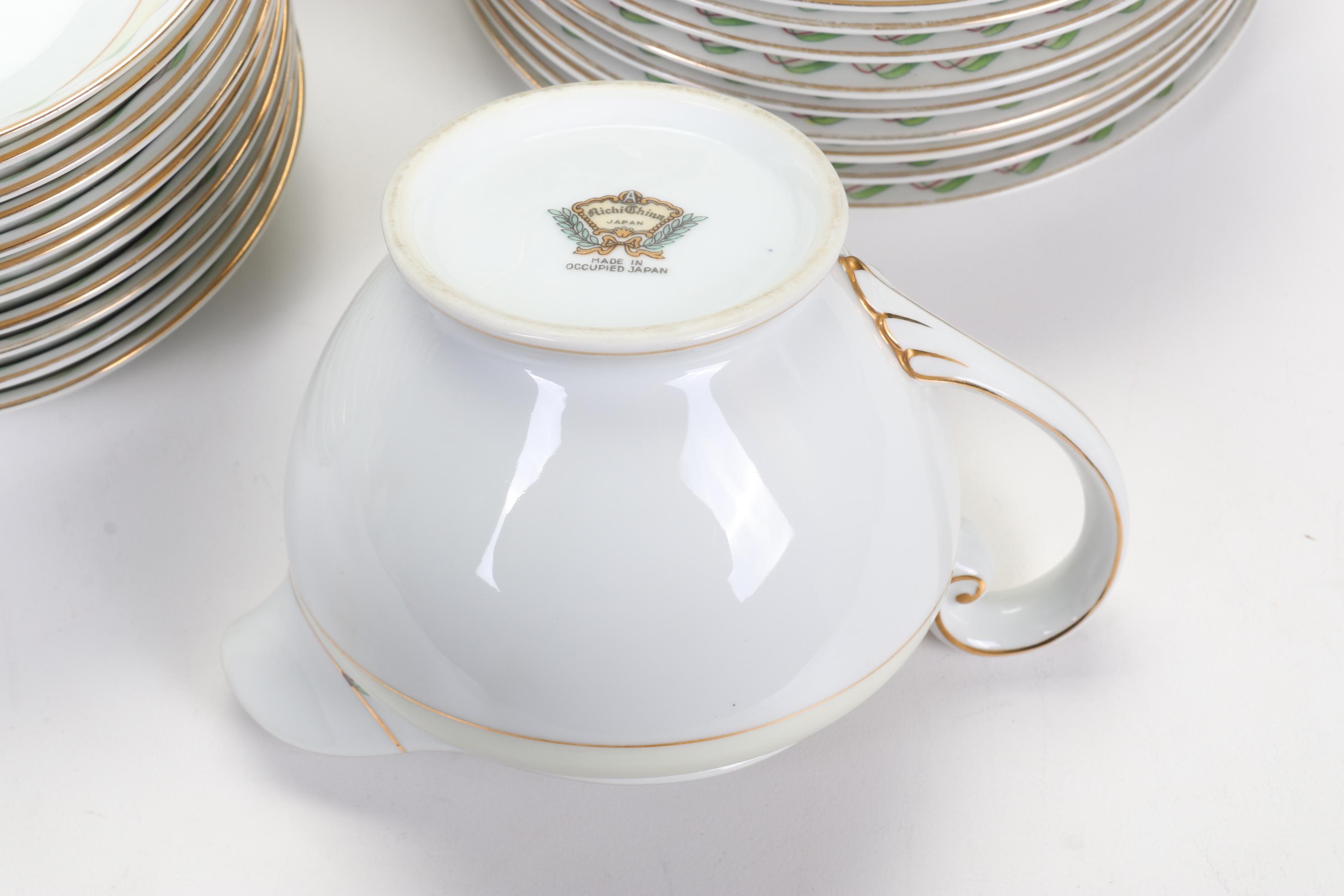 Aichi China Porcelain Service and Dinnerware