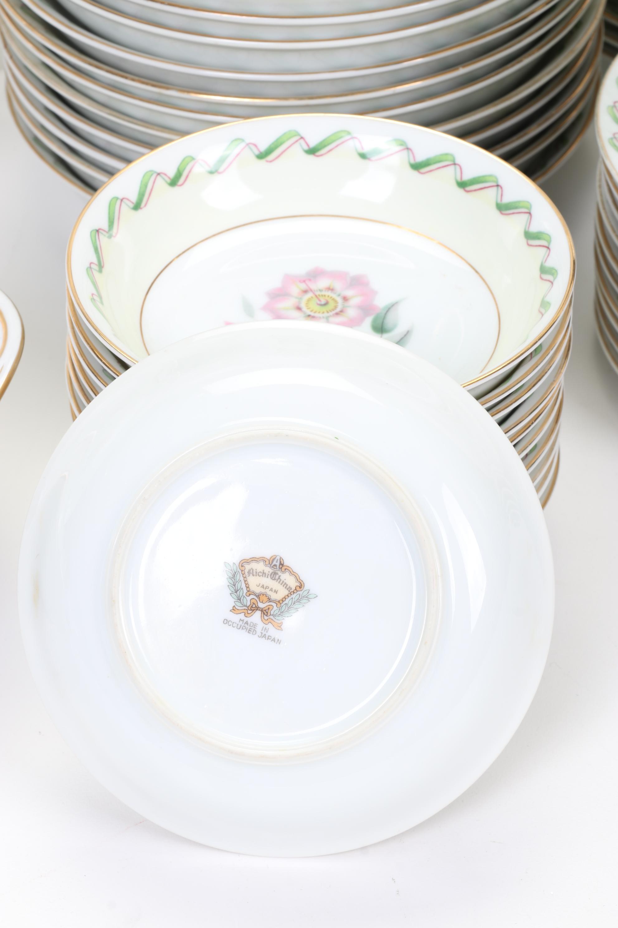 Aichi China Porcelain Service and Dinnerware